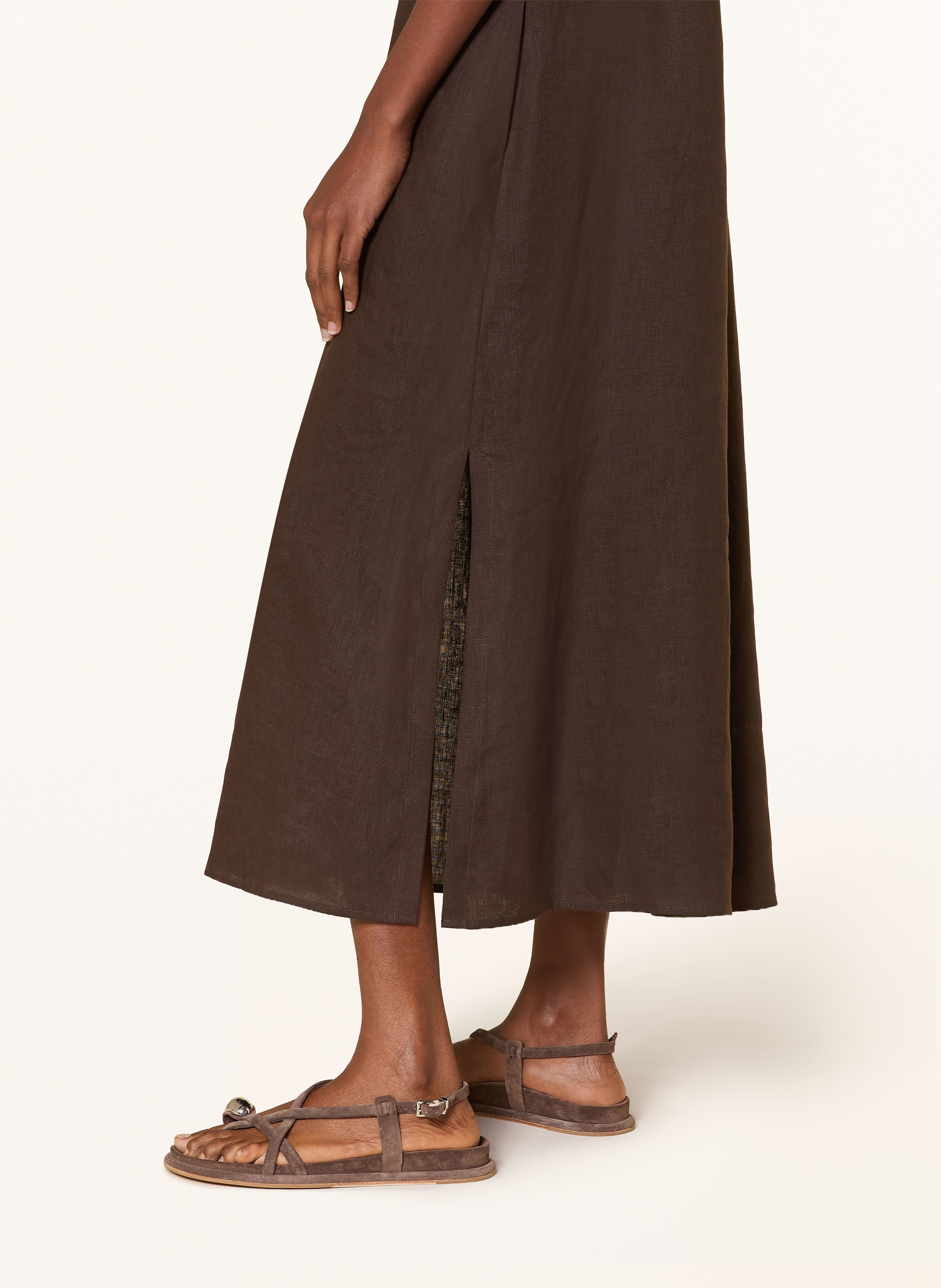 Thumbnail - Angoor Leinenkleid Franka braun