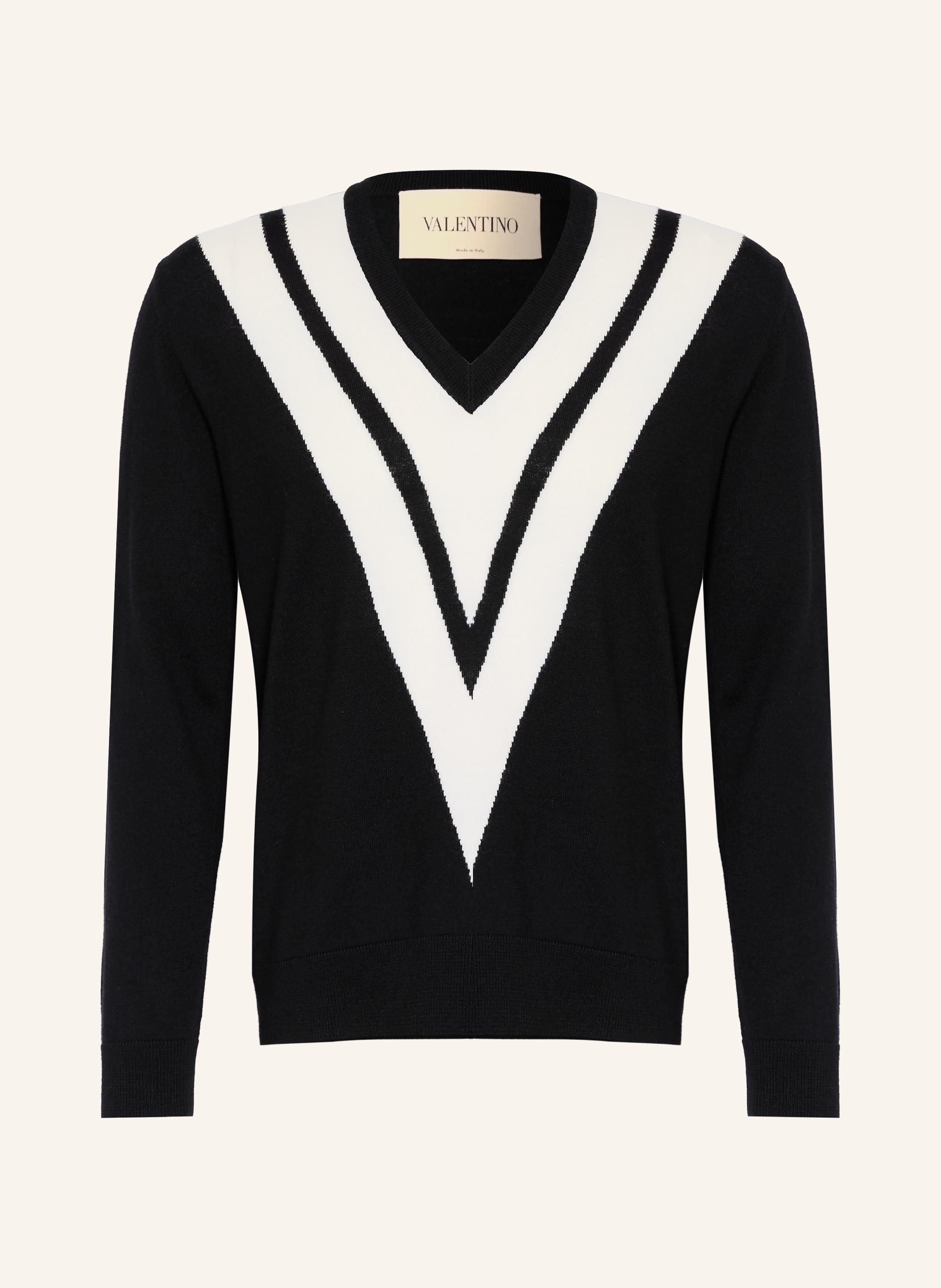 VALENTINO sweater in black / white