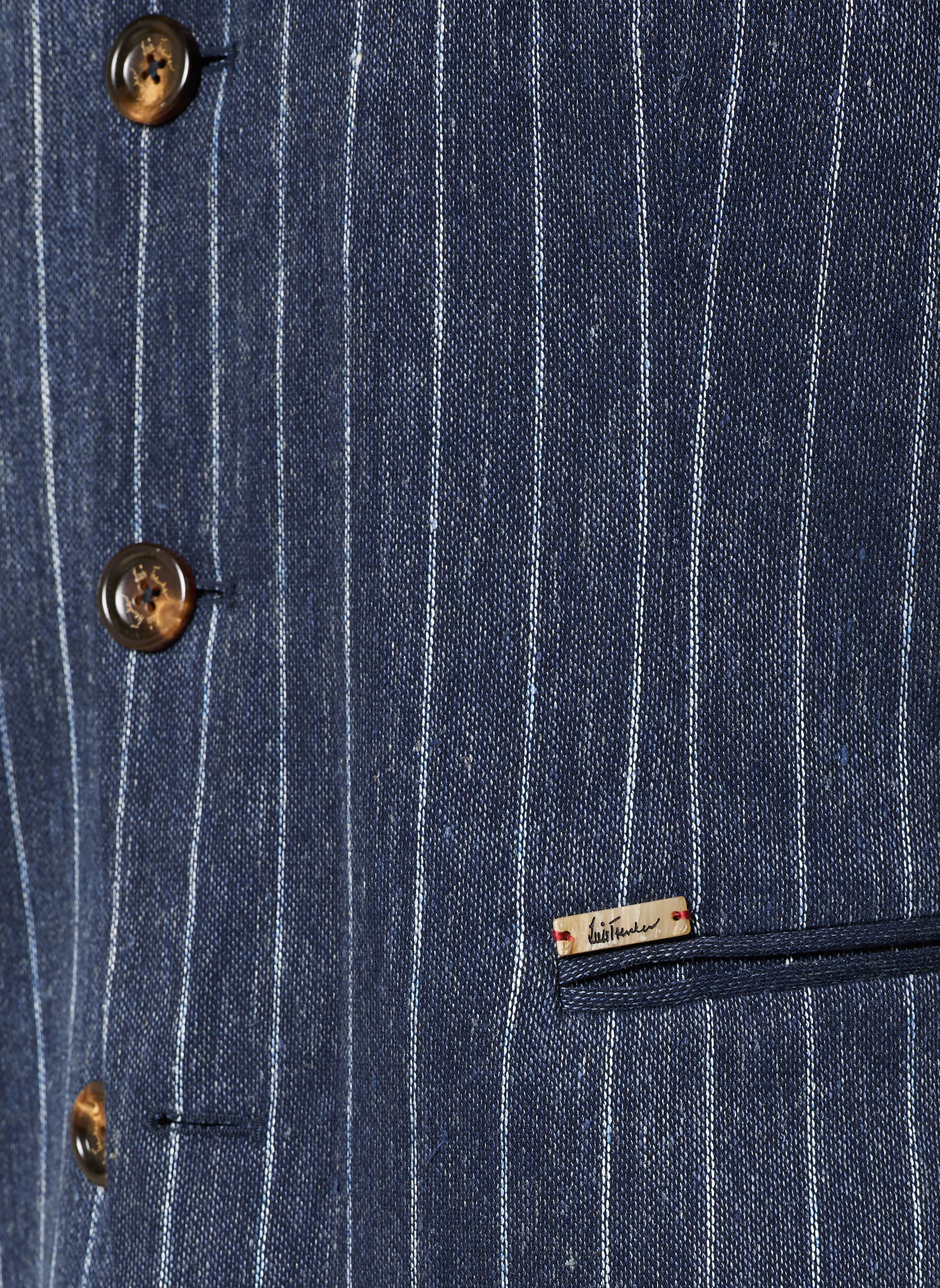 Thumbnail - Luis Trenker Janker Lusandretto Mit Leinen blau