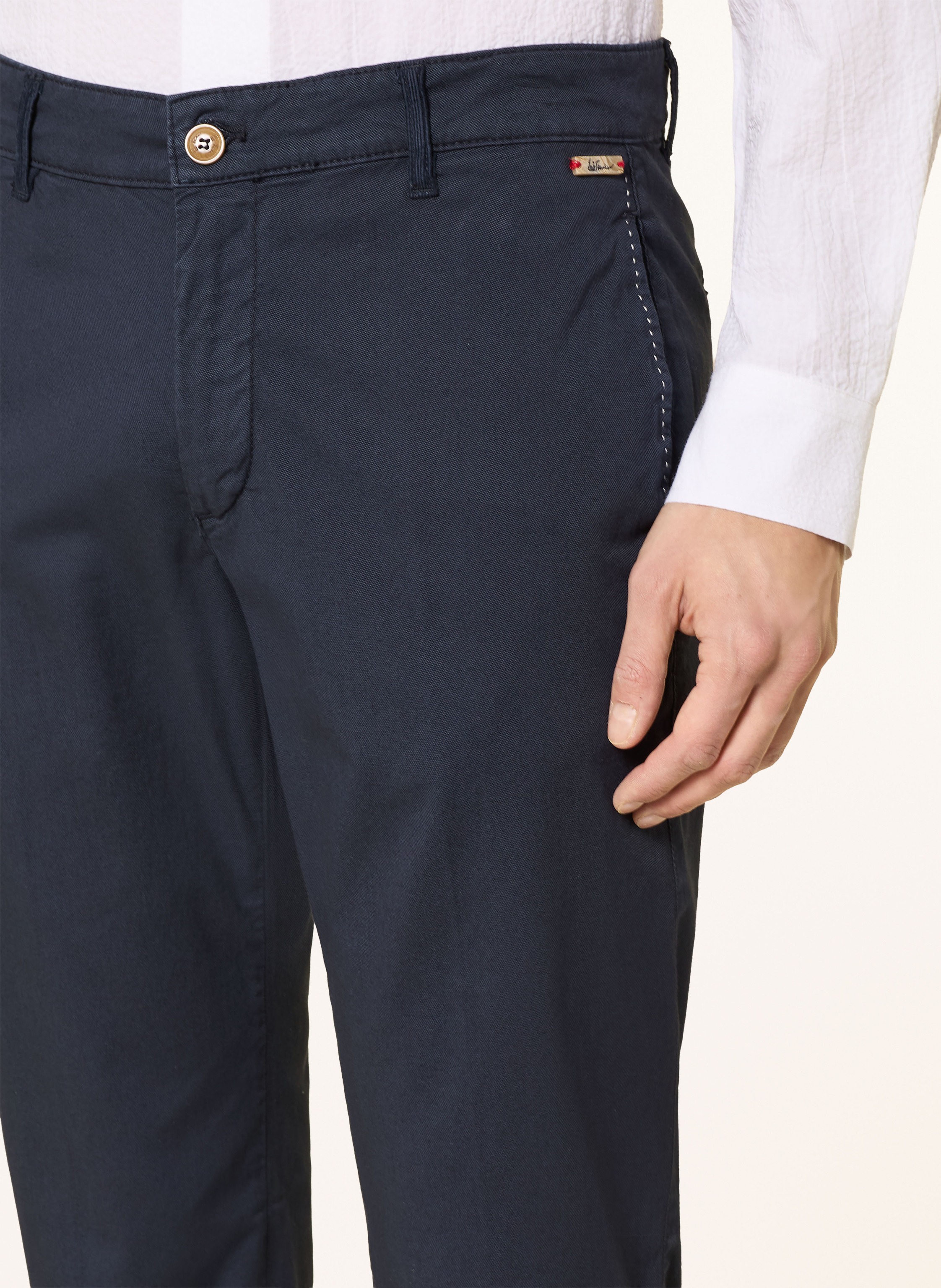 Thumbnail - Luis Trenker Chino Lubono Extra Slim Fit blau