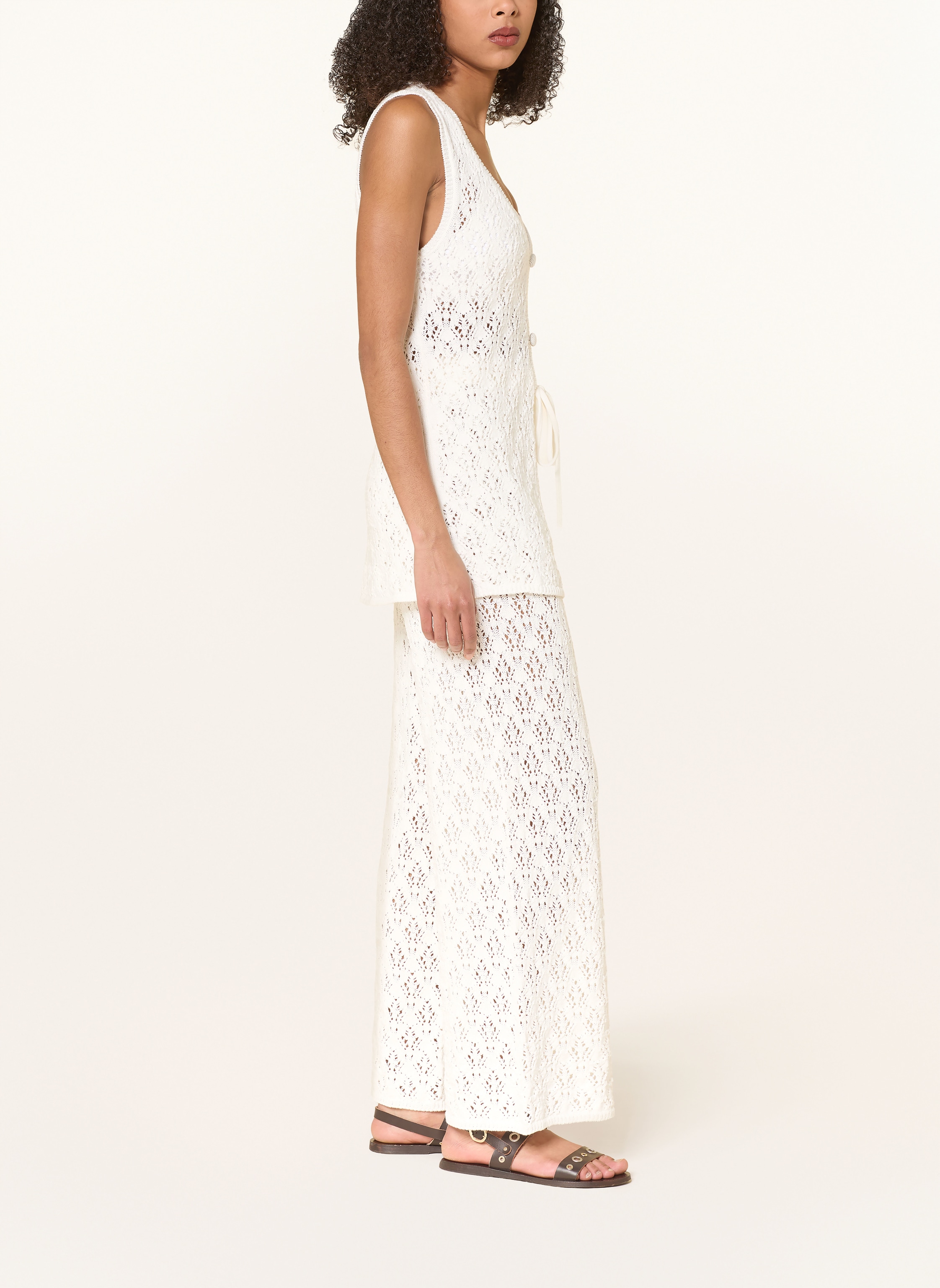 Thumbnail - Faithfull The Brand Strickhose Fio weiss