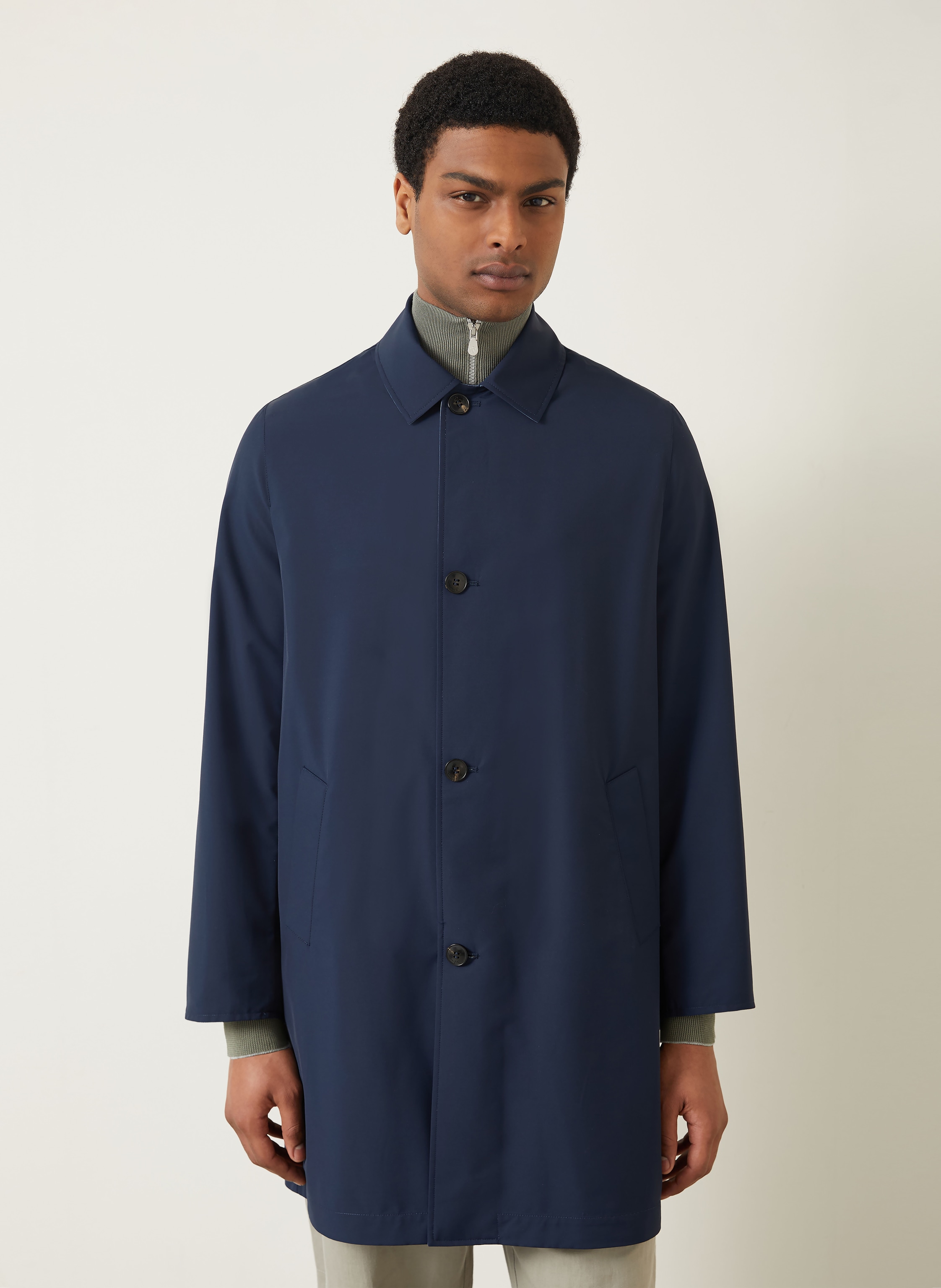 Thumbnail - Manzoni 24 Mantel Zum Wenden blau