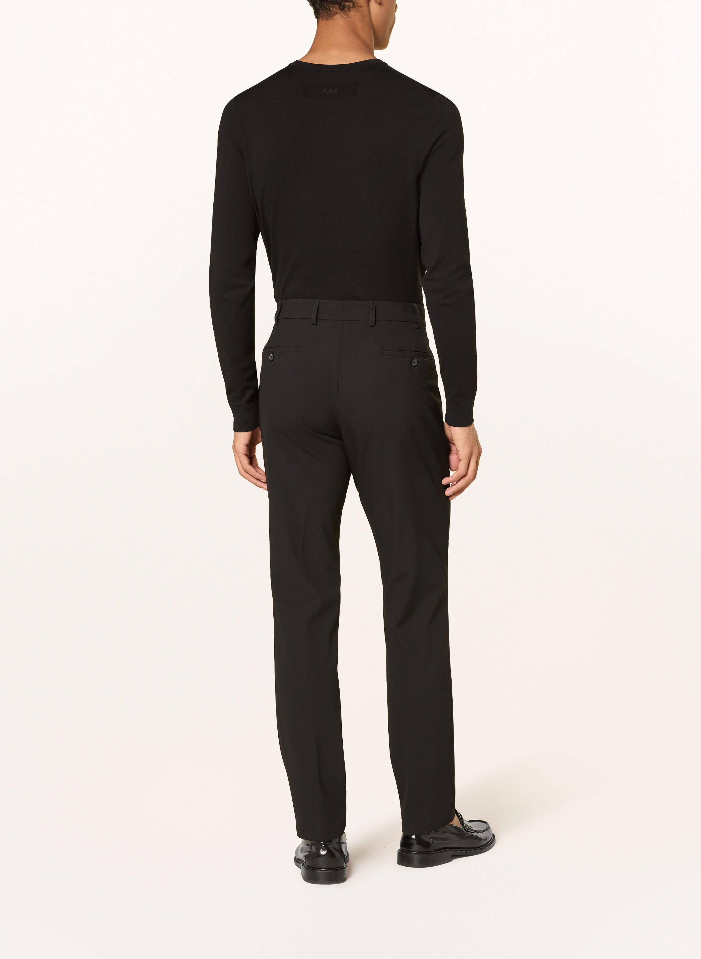 Thumbnail - Digel Move Anzughose Baro Slim Fit schwarz