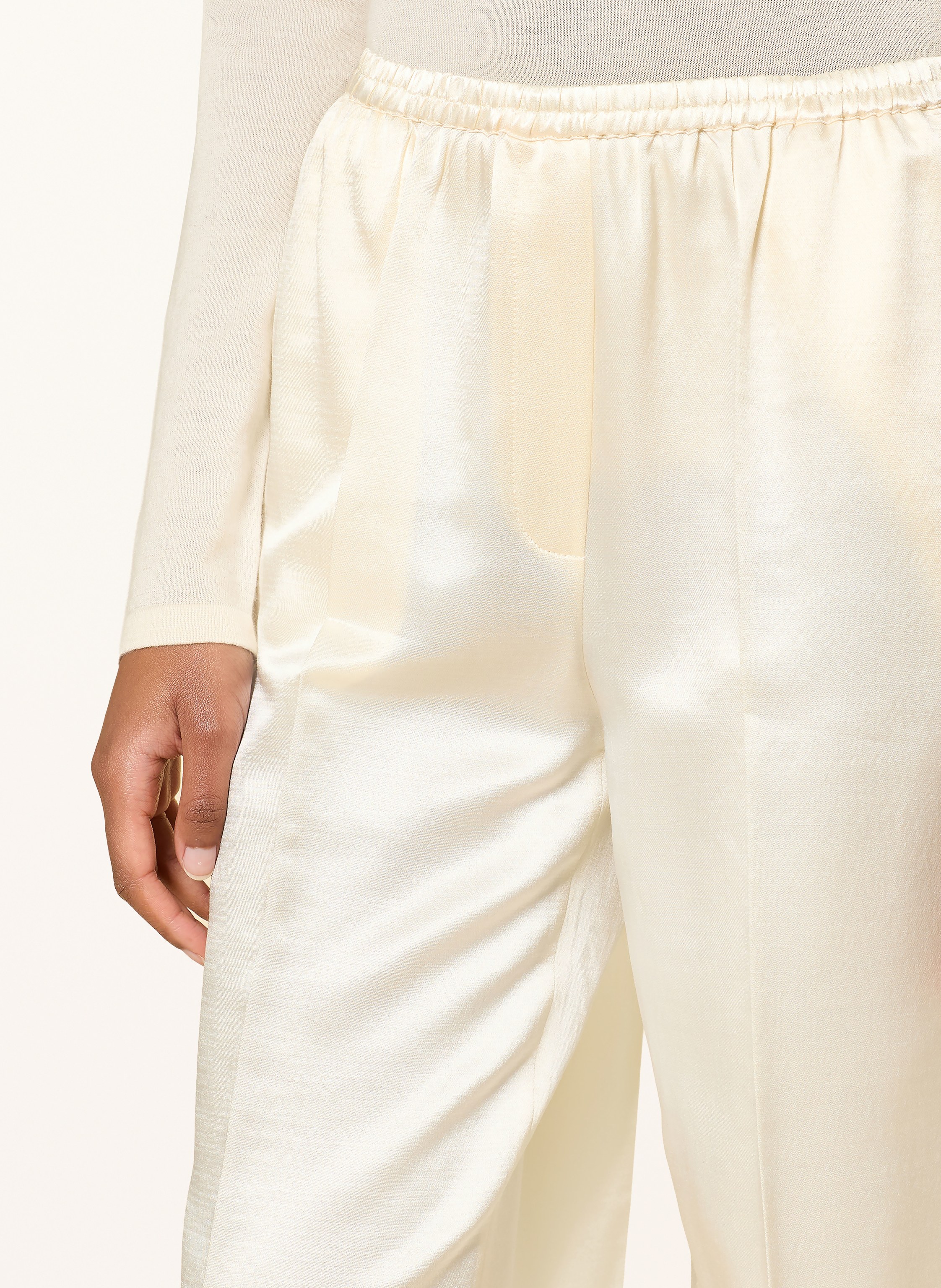 Thumbnail - Soft Goat Marlenehose beige