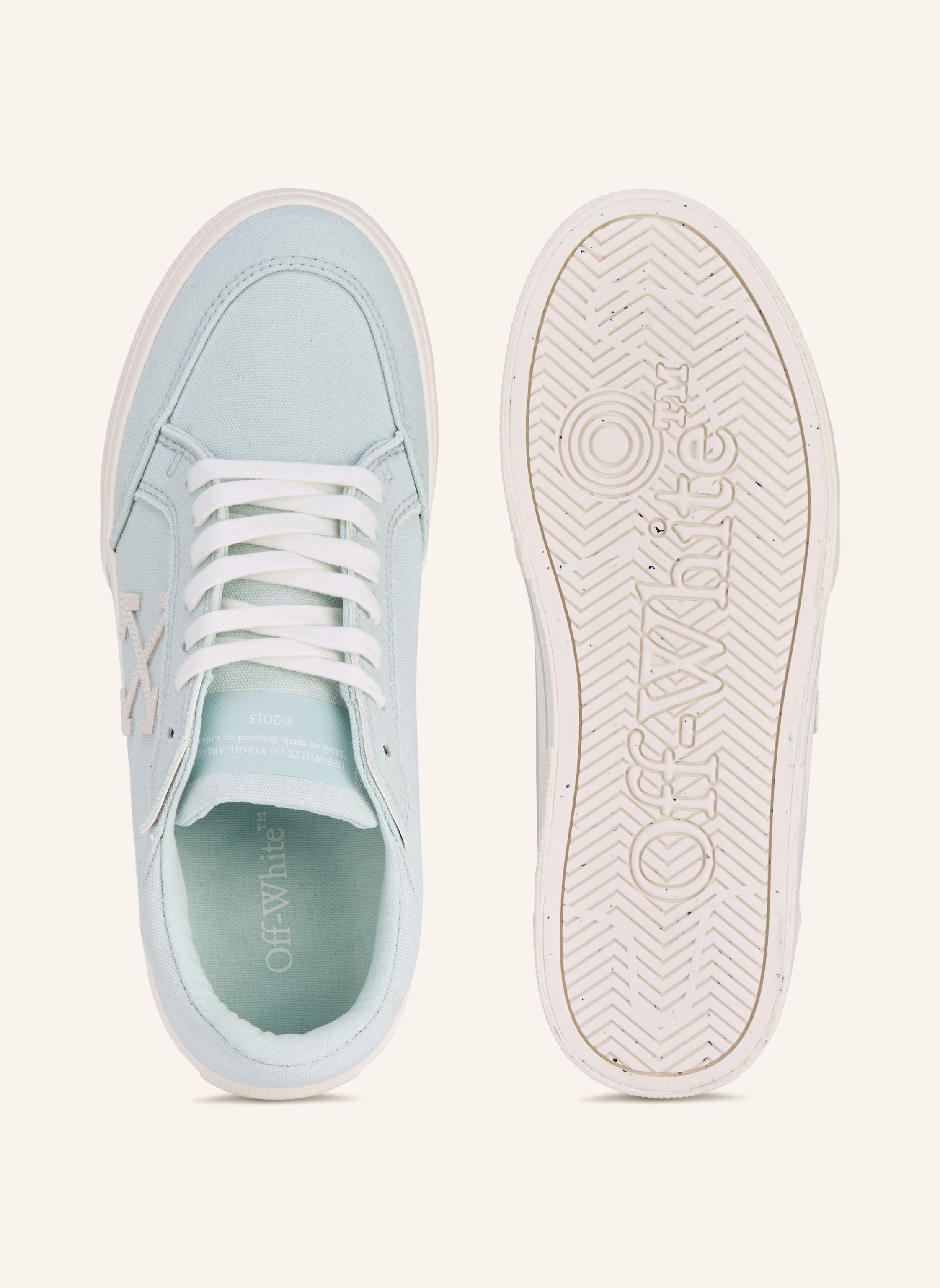 Thumbnail - Off-White Sneaker Vulc Low blau