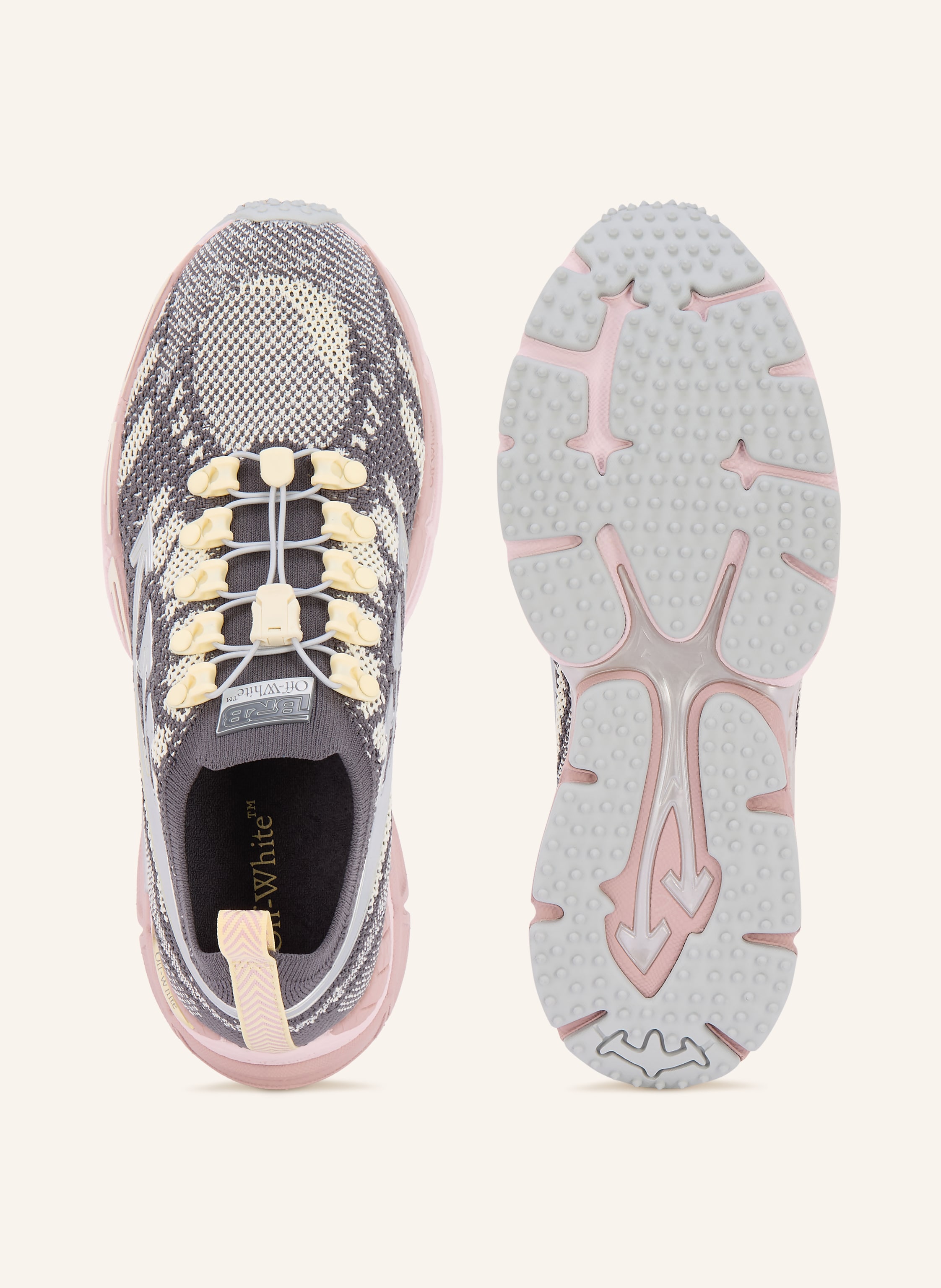 Thumbnail - Off-White Sneaker Be Right Back grau