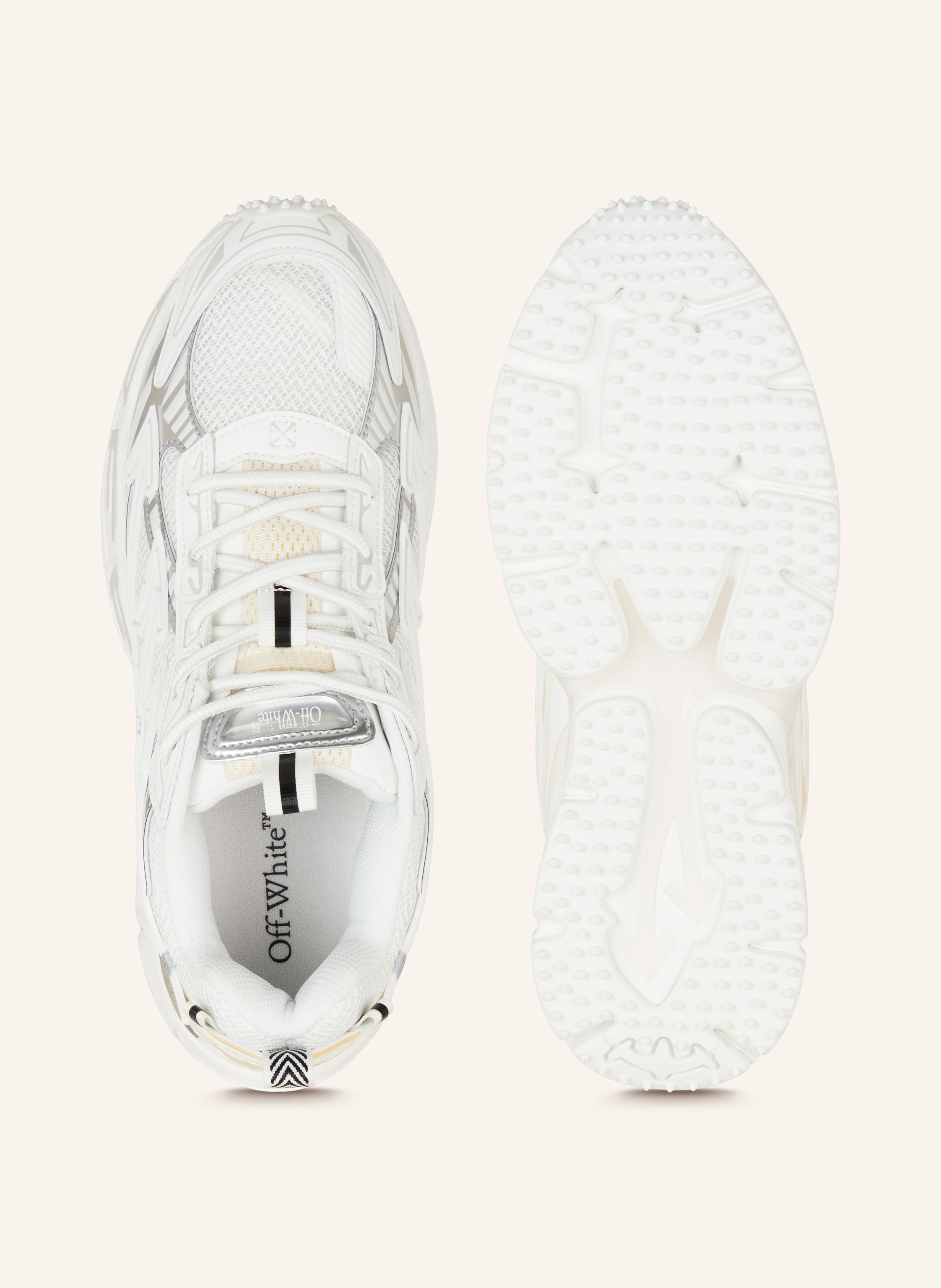 Thumbnail - Off-White Sneaker Ow Be Right Back weiss