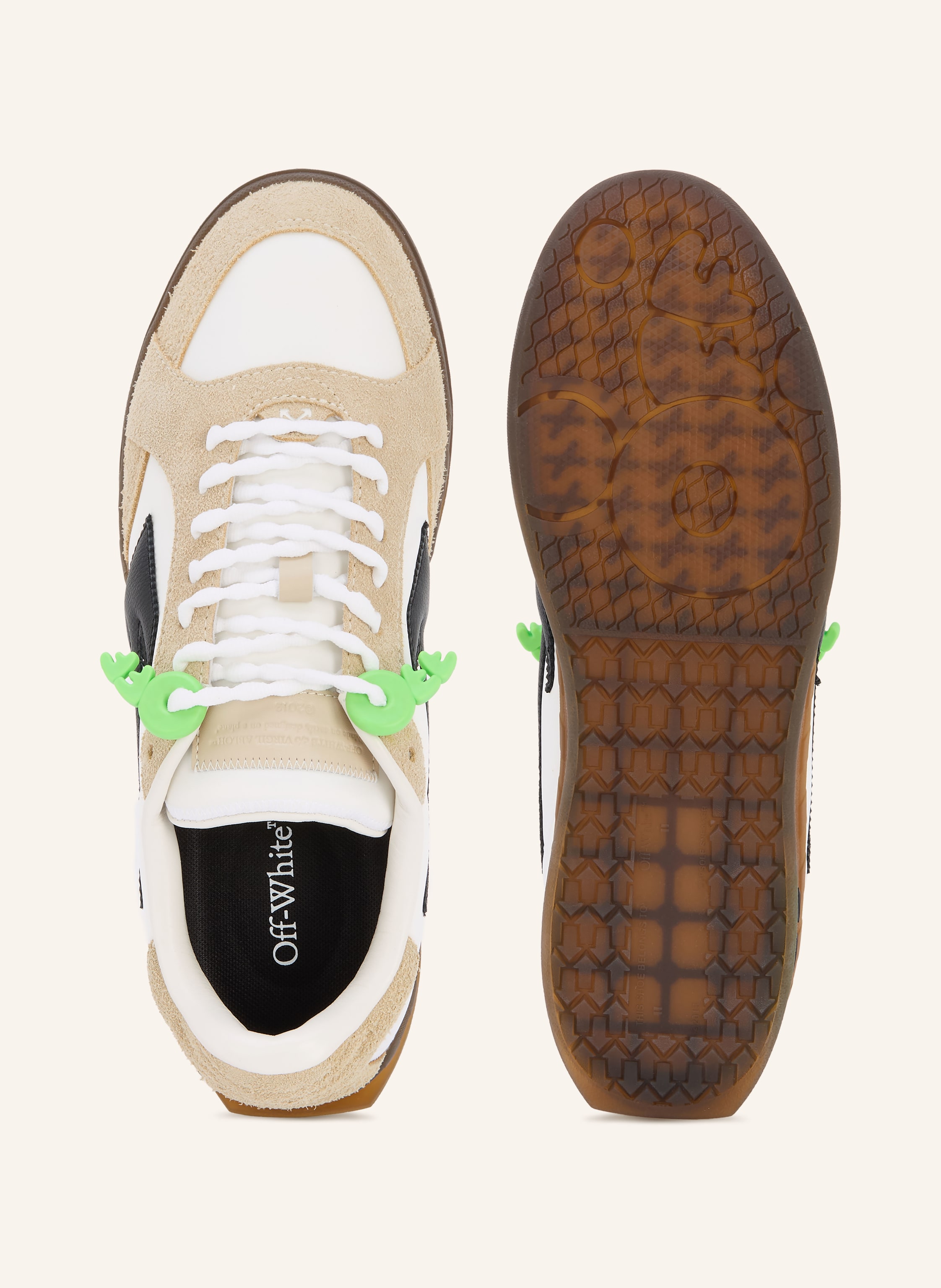 Thumbnail - Off-White Sneaker New Slim beige