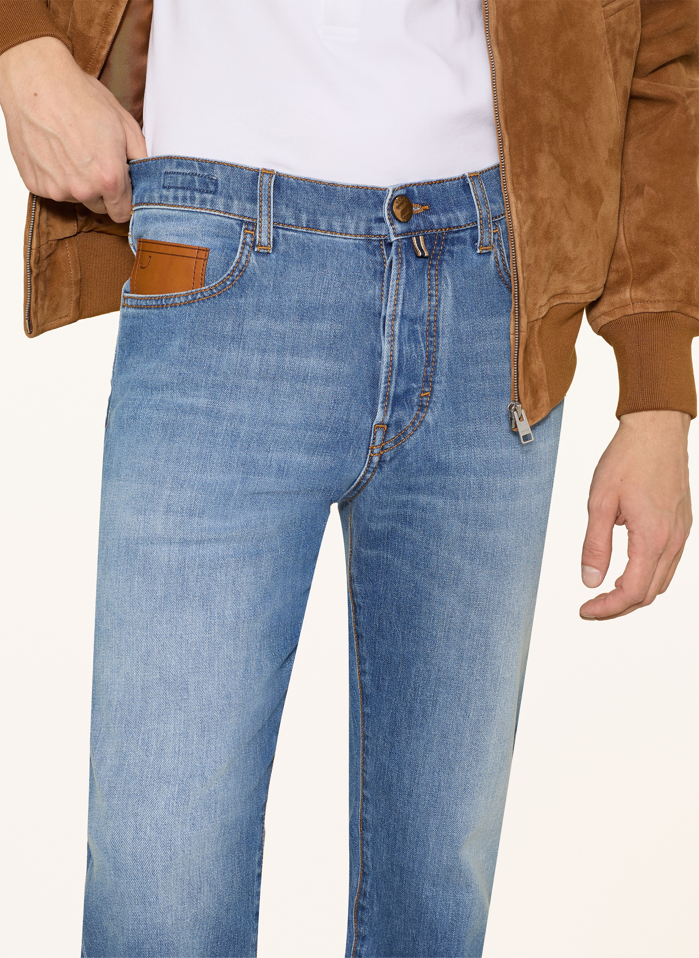 Thumbnail - Jacob Cohen Jeans Edo Regular Straight Fit blau