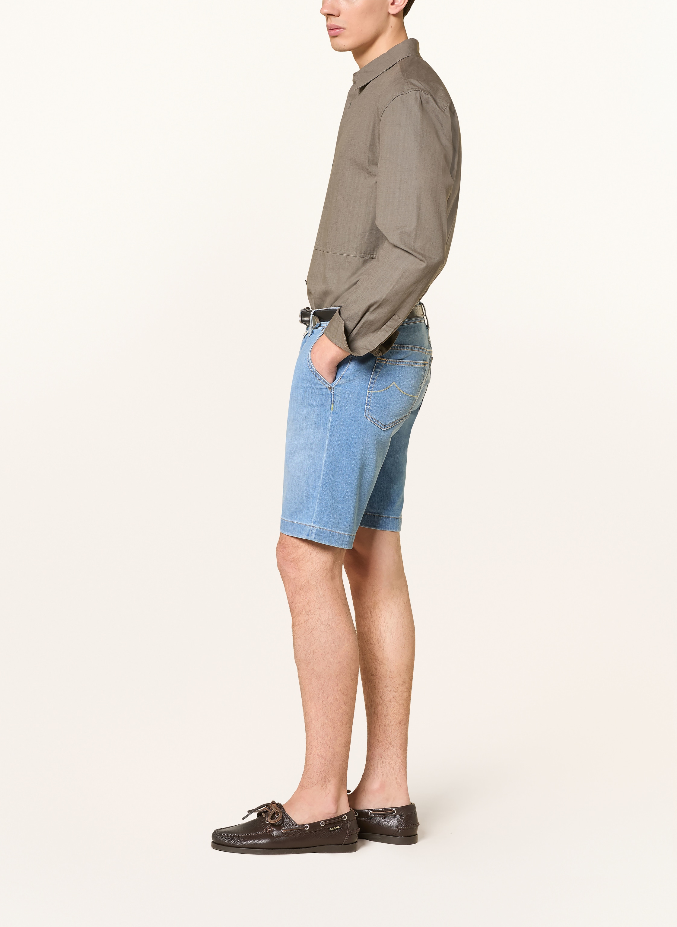 Thumbnail - Jacob Cohen Jeansshorts Slim Fit blau