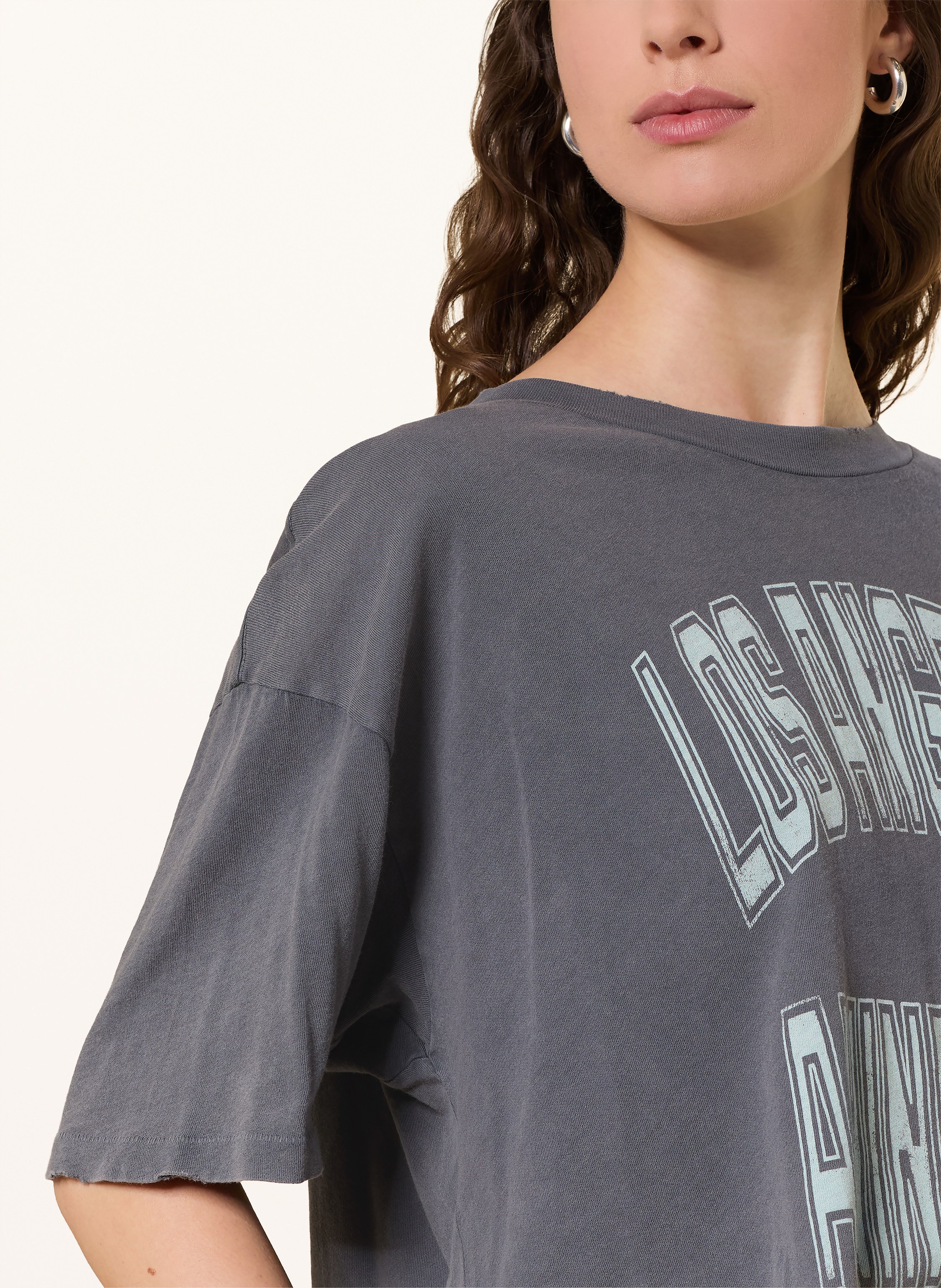 Thumbnail - Anine Bing T-Shirt Johnny grau