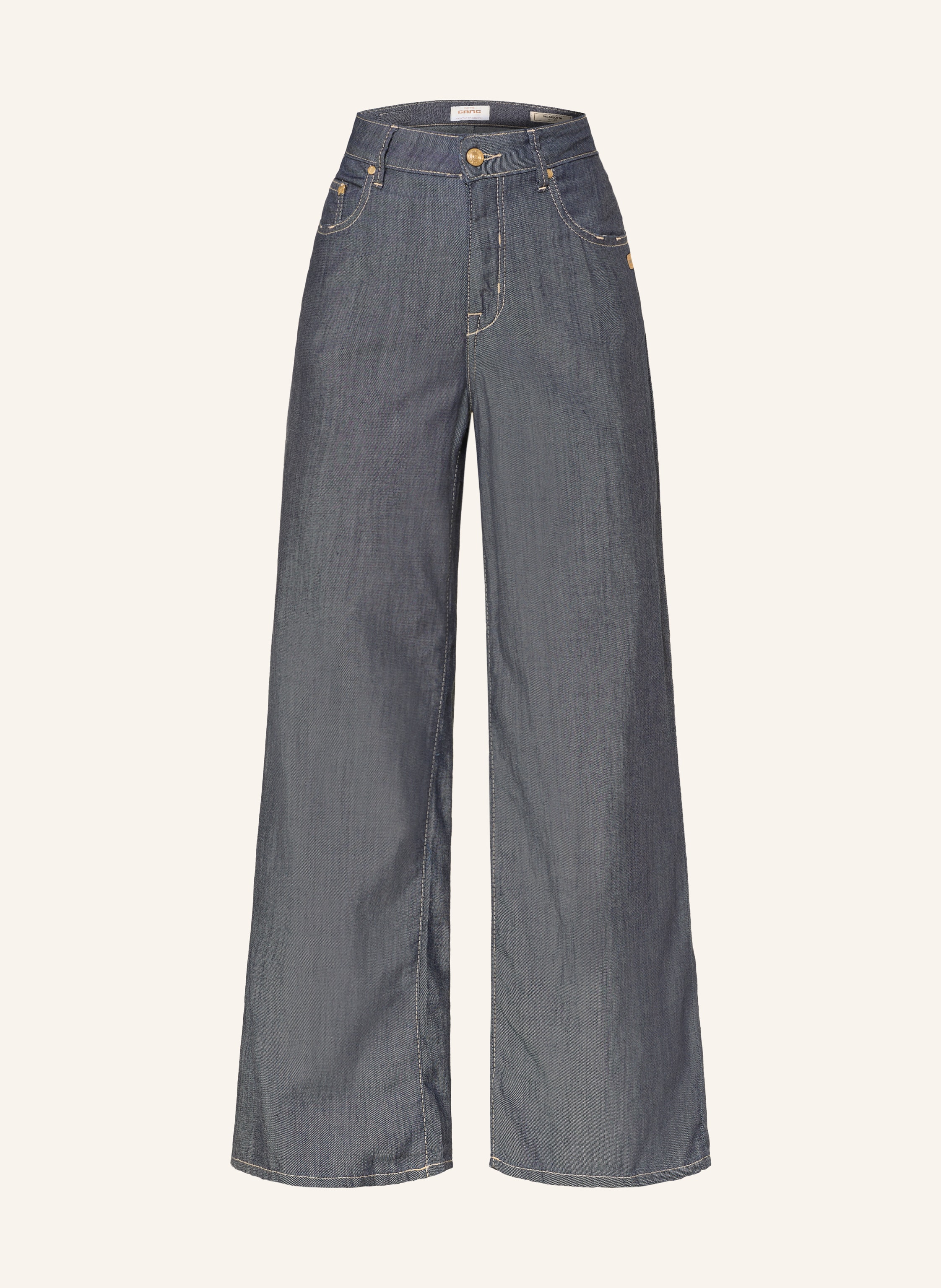 Gang Wide Leg Jeans Carlotta blau