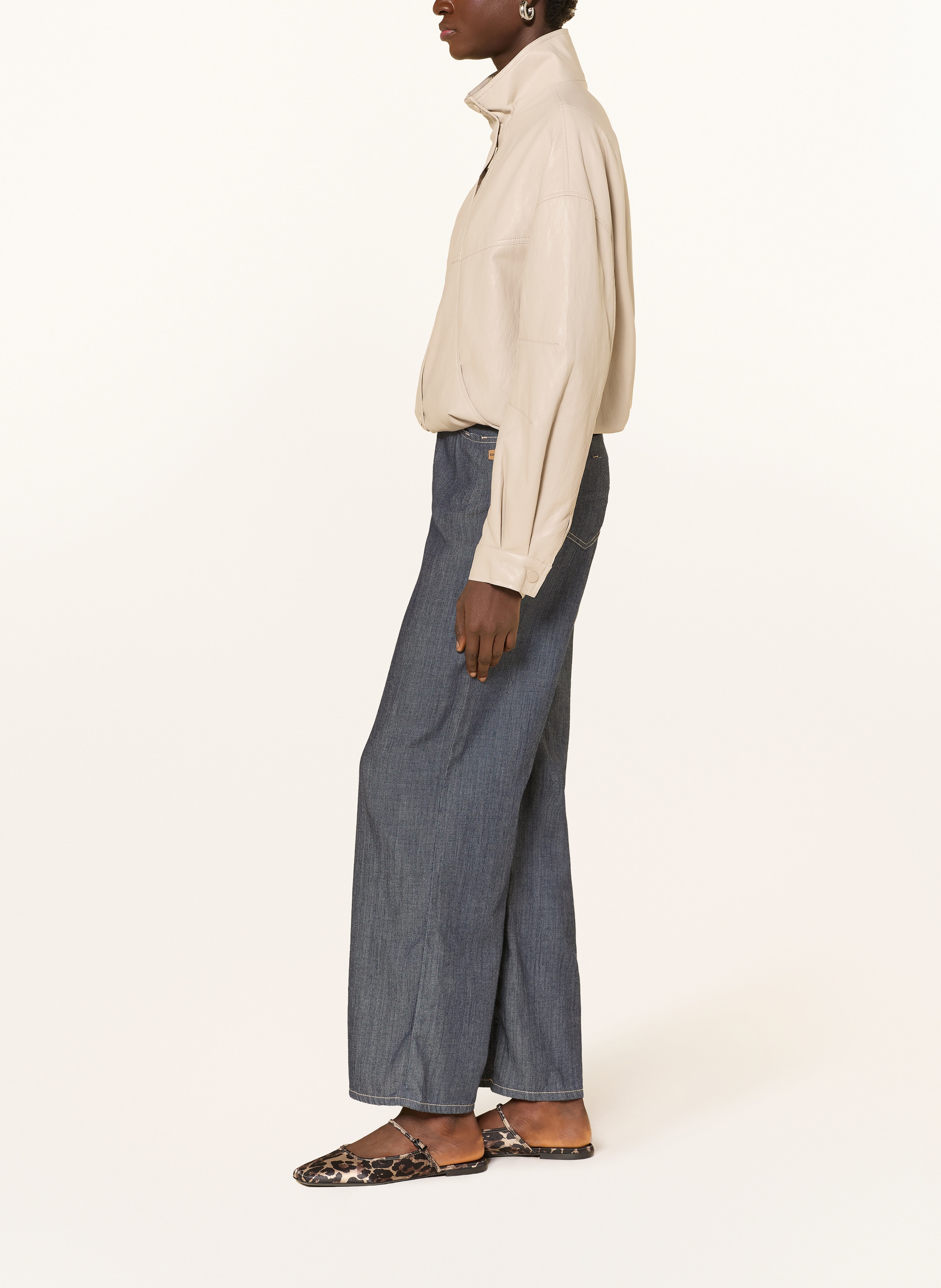 Thumbnail - Gang Wide Leg Jeans Carlotta blau
