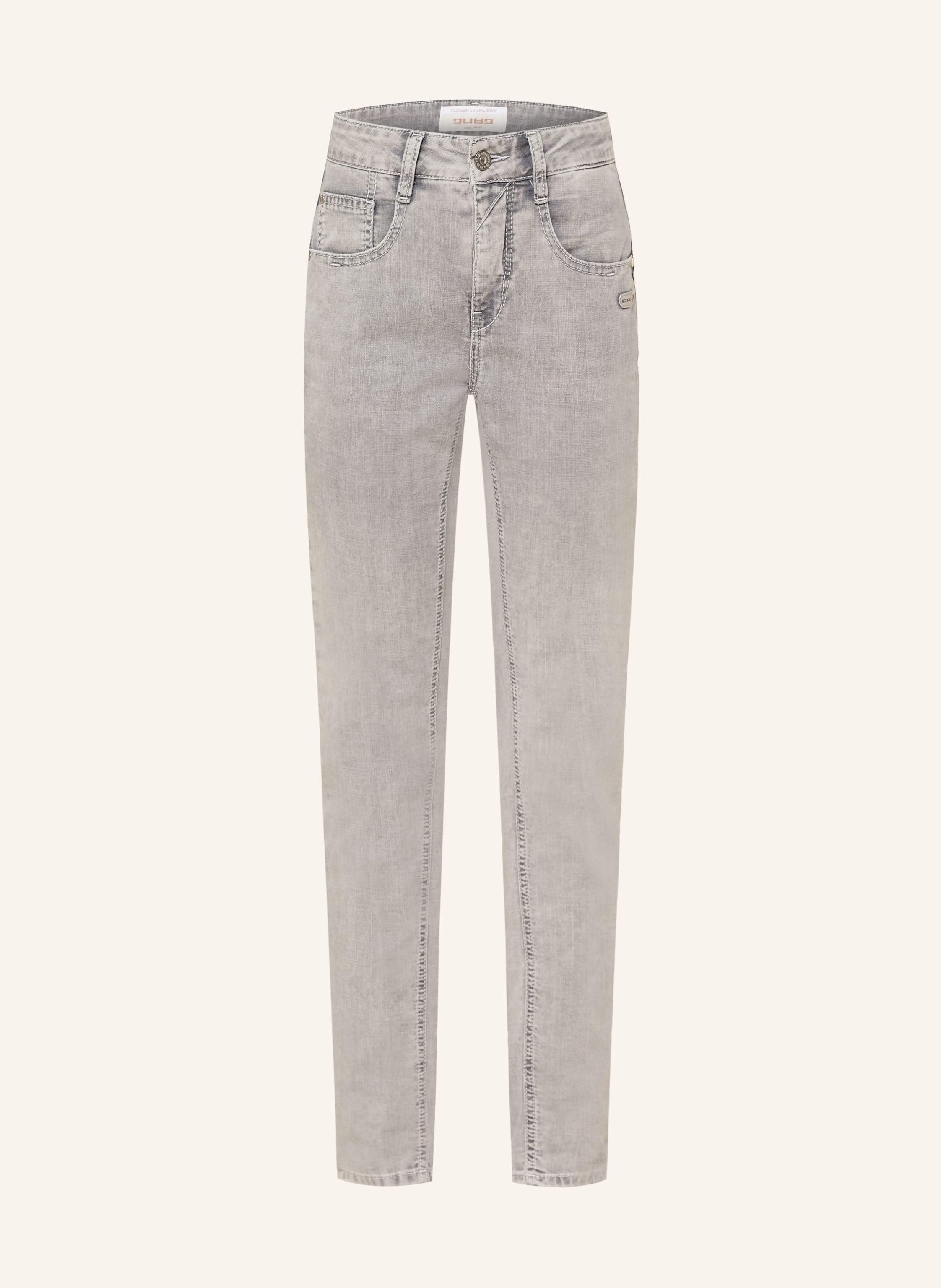 Gang Straight Jeans Amelie grau