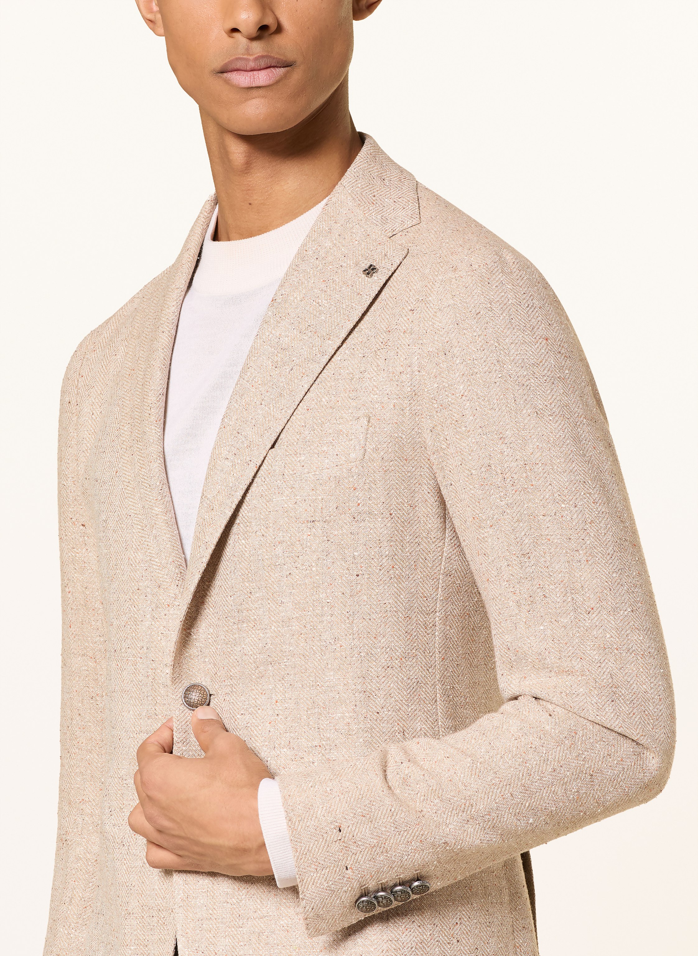 Thumbnail - Tagliatore Tweed-Sakko Extra Slim Fit beige