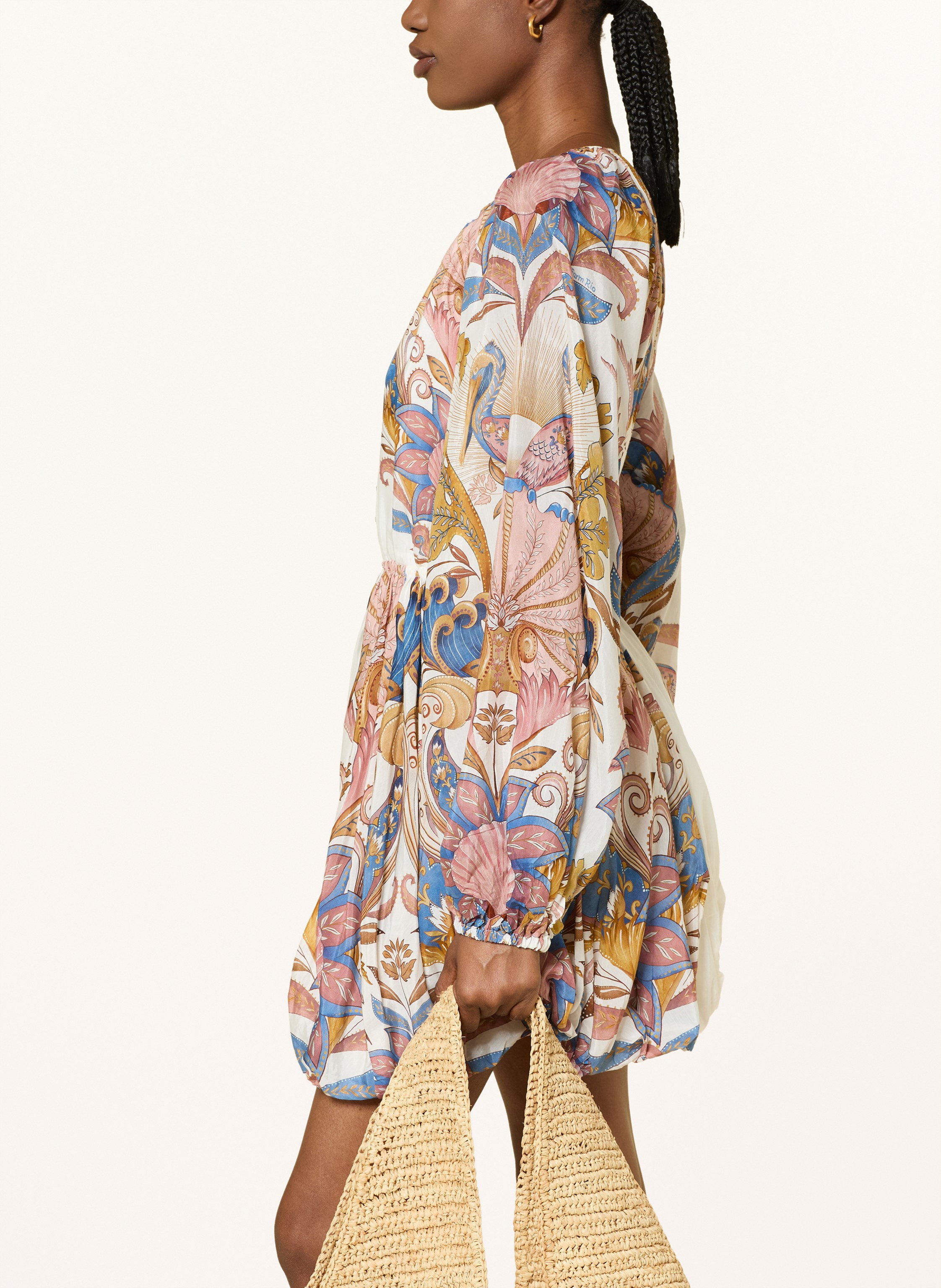 Thumbnail - Farm Rio Kleid Sea Garden weiss