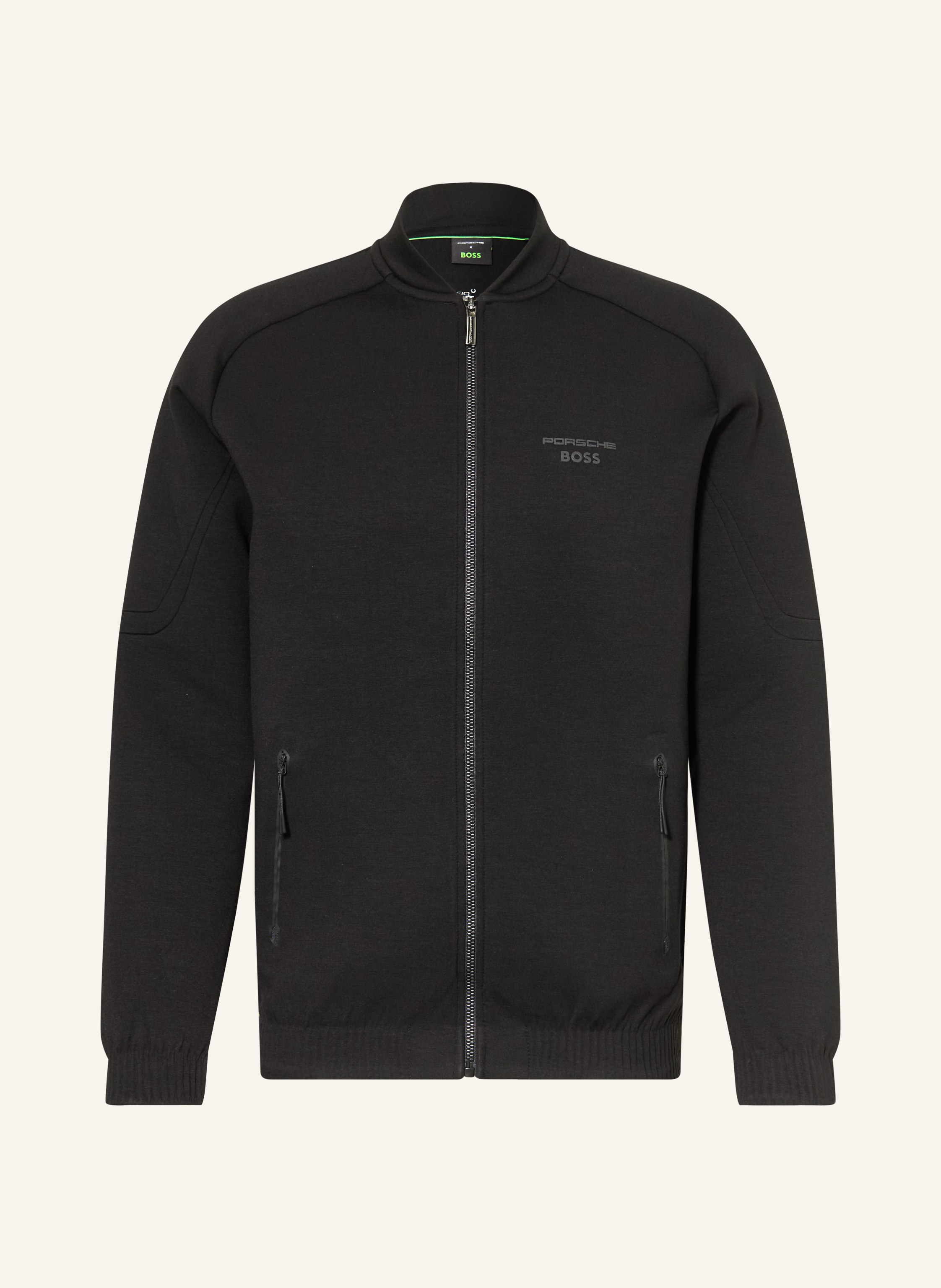 Boss Sweatjacke Spirit schwarz