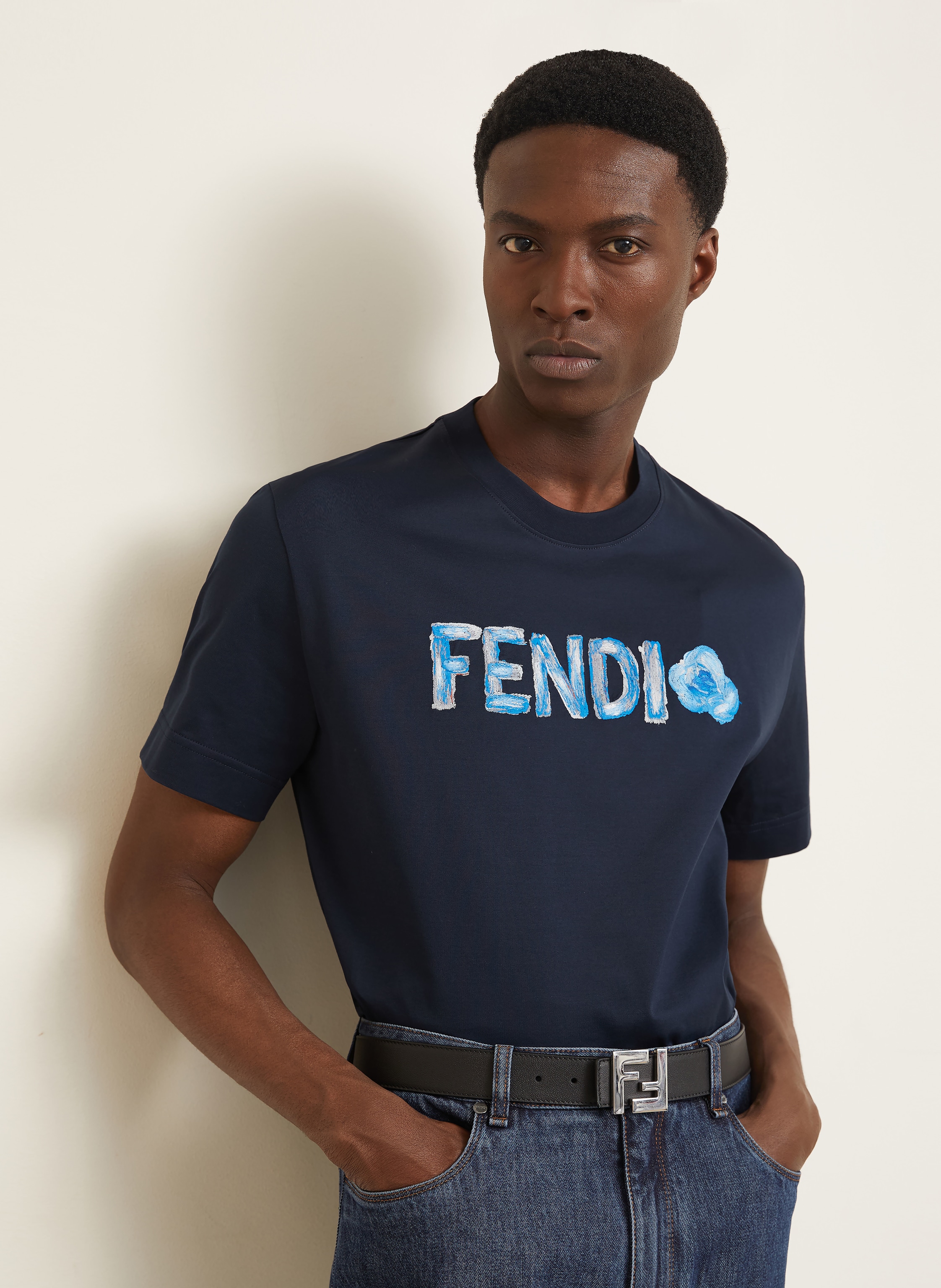 Thumbnail - Fendi T-Shirt blau