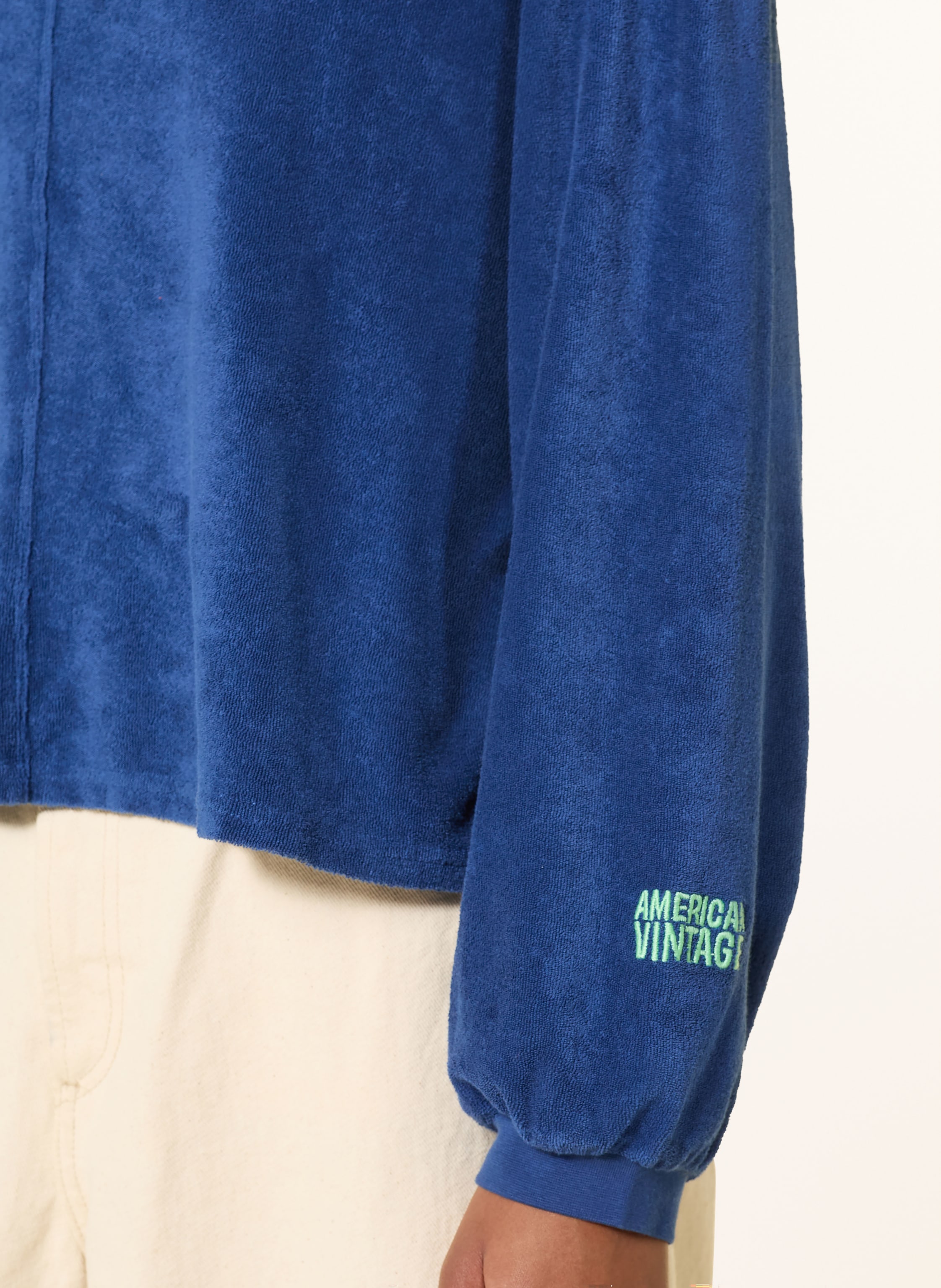 Thumbnail - American Vintage Frotteeshirt blau