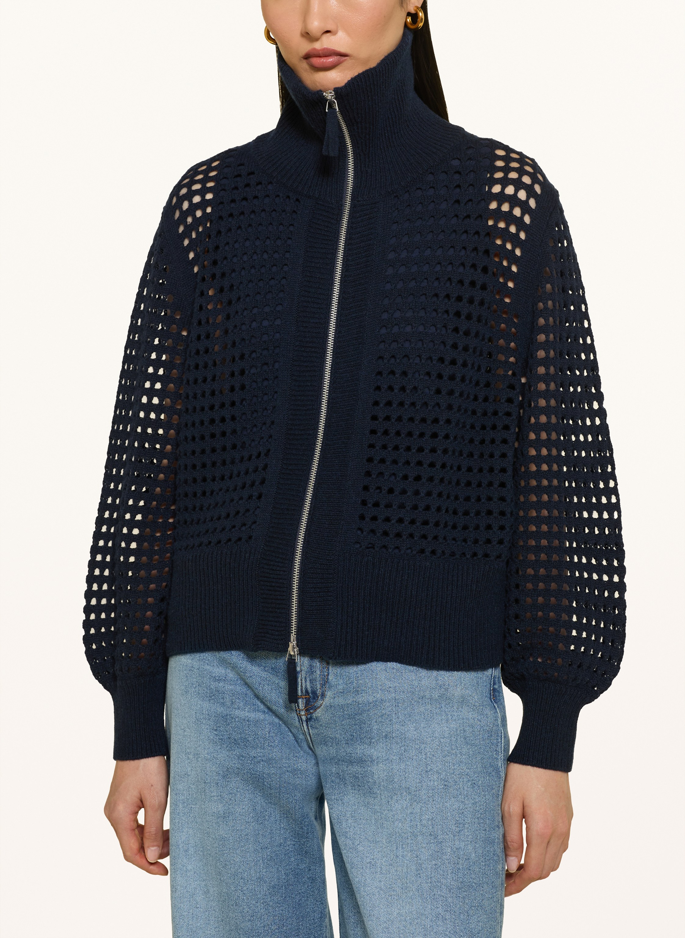 Thumbnail - Ftc Cashmere Strickjacke Mit Cashmere blau