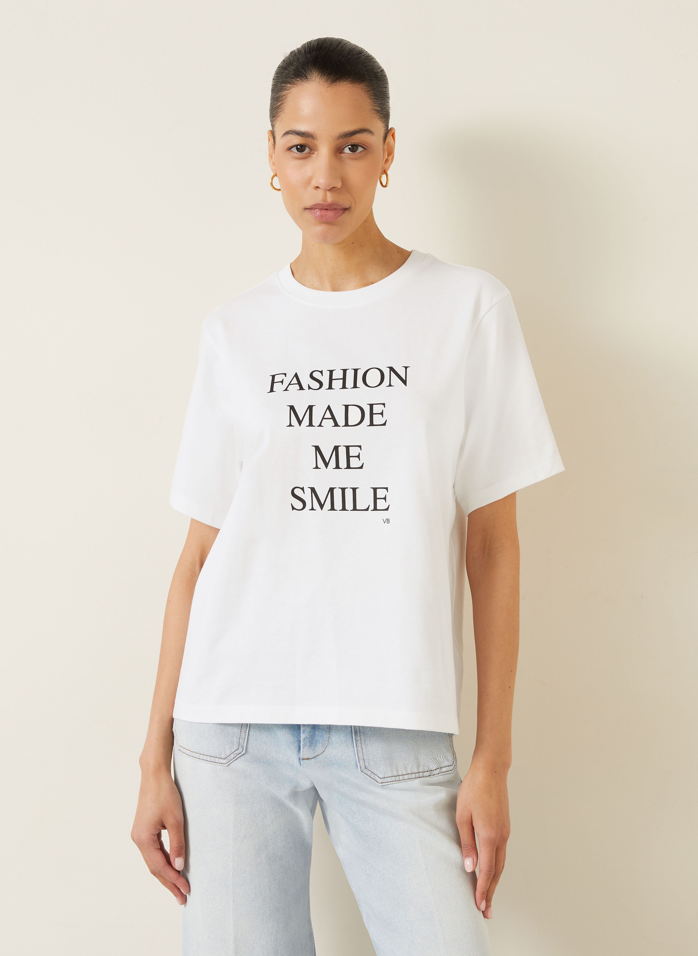Thumbnail - Victoria Beckham T-Shirt weiss
