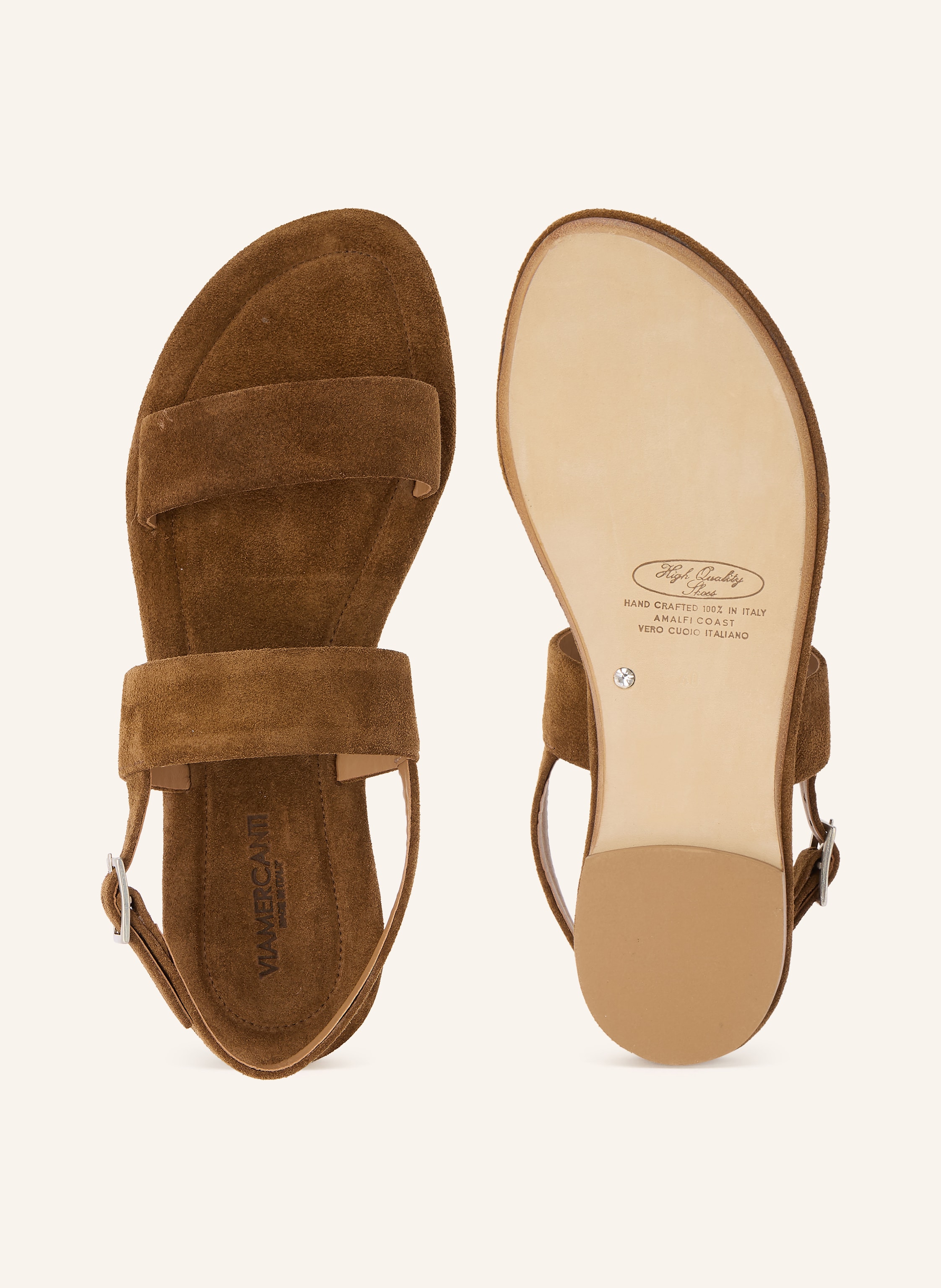 Thumbnail - Viamercanti Sandalen braun