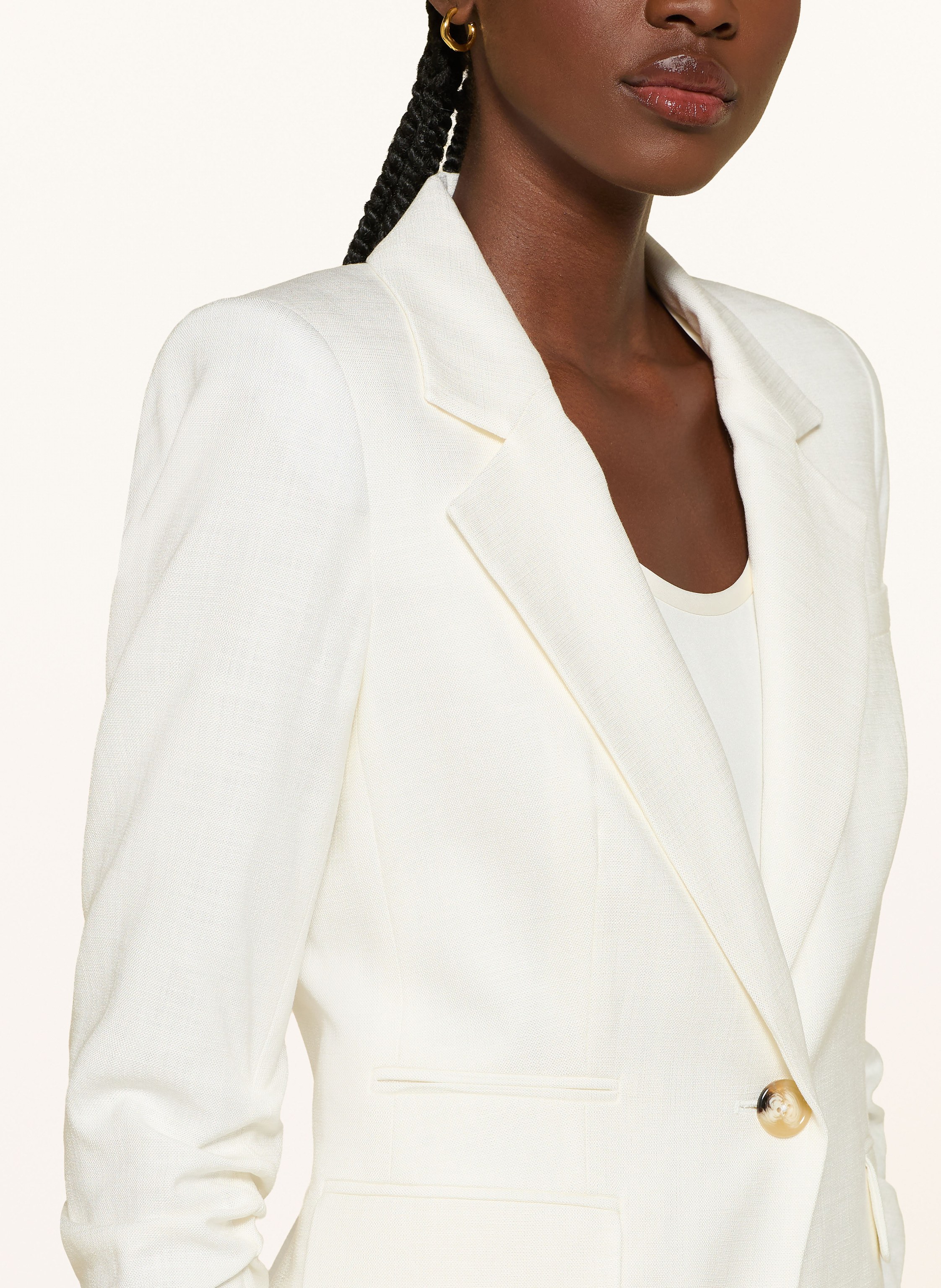 Thumbnail - Veronica Beard Blazer Battista Mit 3/4-Arm weiss