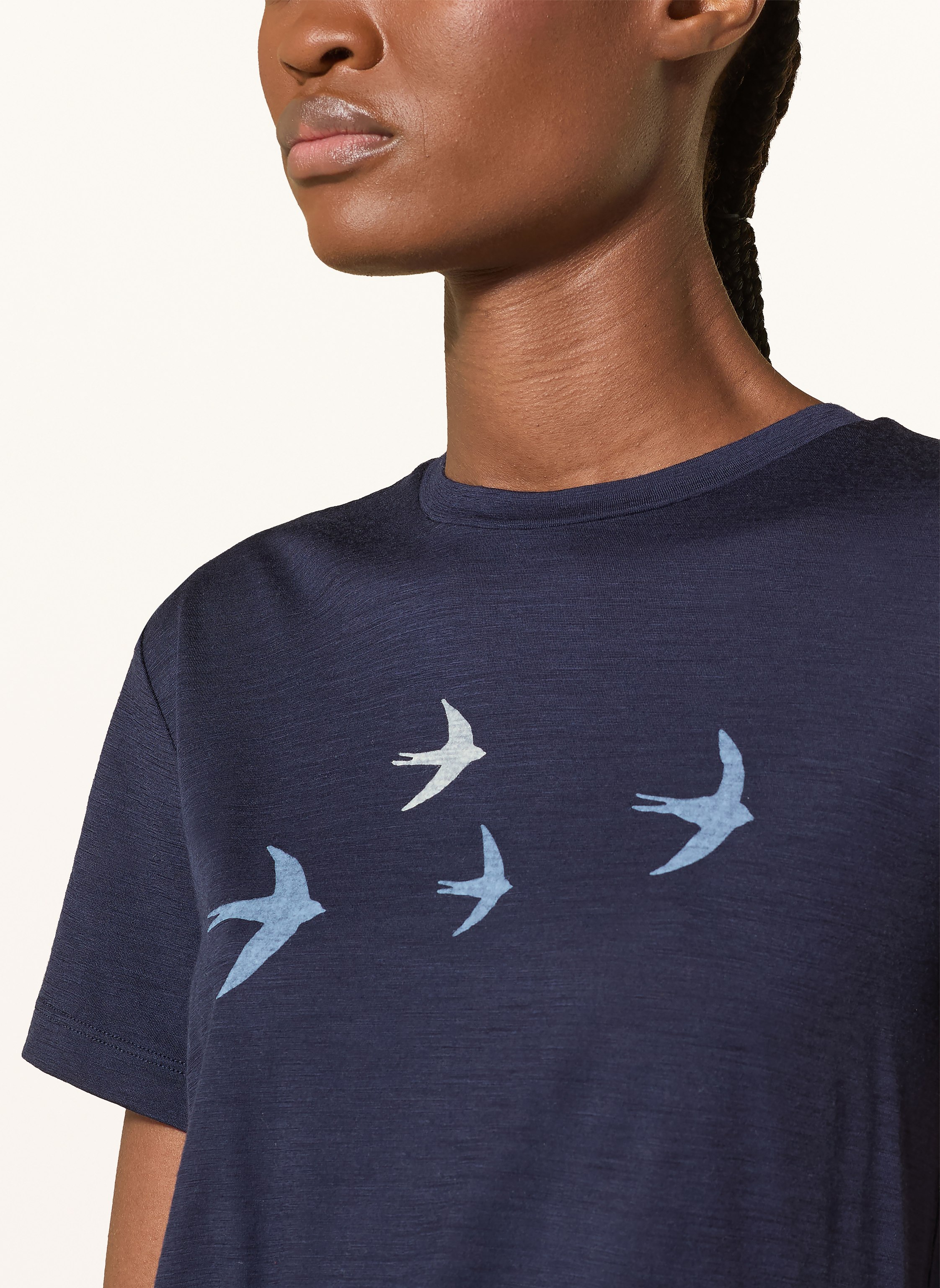 Thumbnail - Icebreaker Funktionsshirt Mer 150 Aus Merinowolle blau