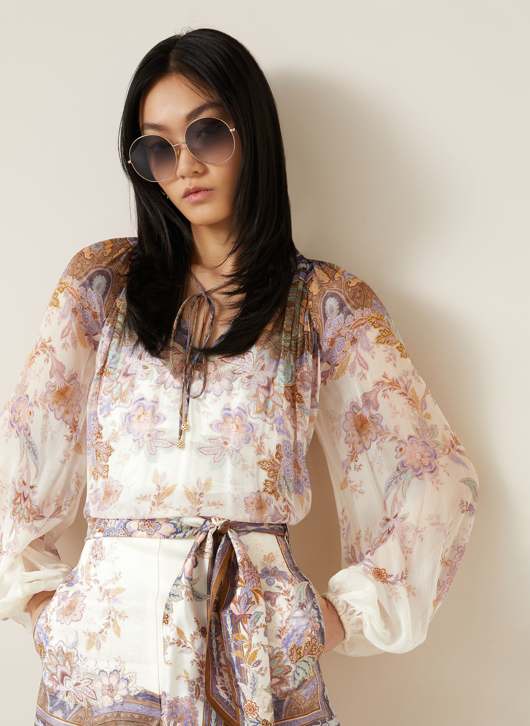 Thumbnail - Zimmermann Blusenshirt Luna weiss