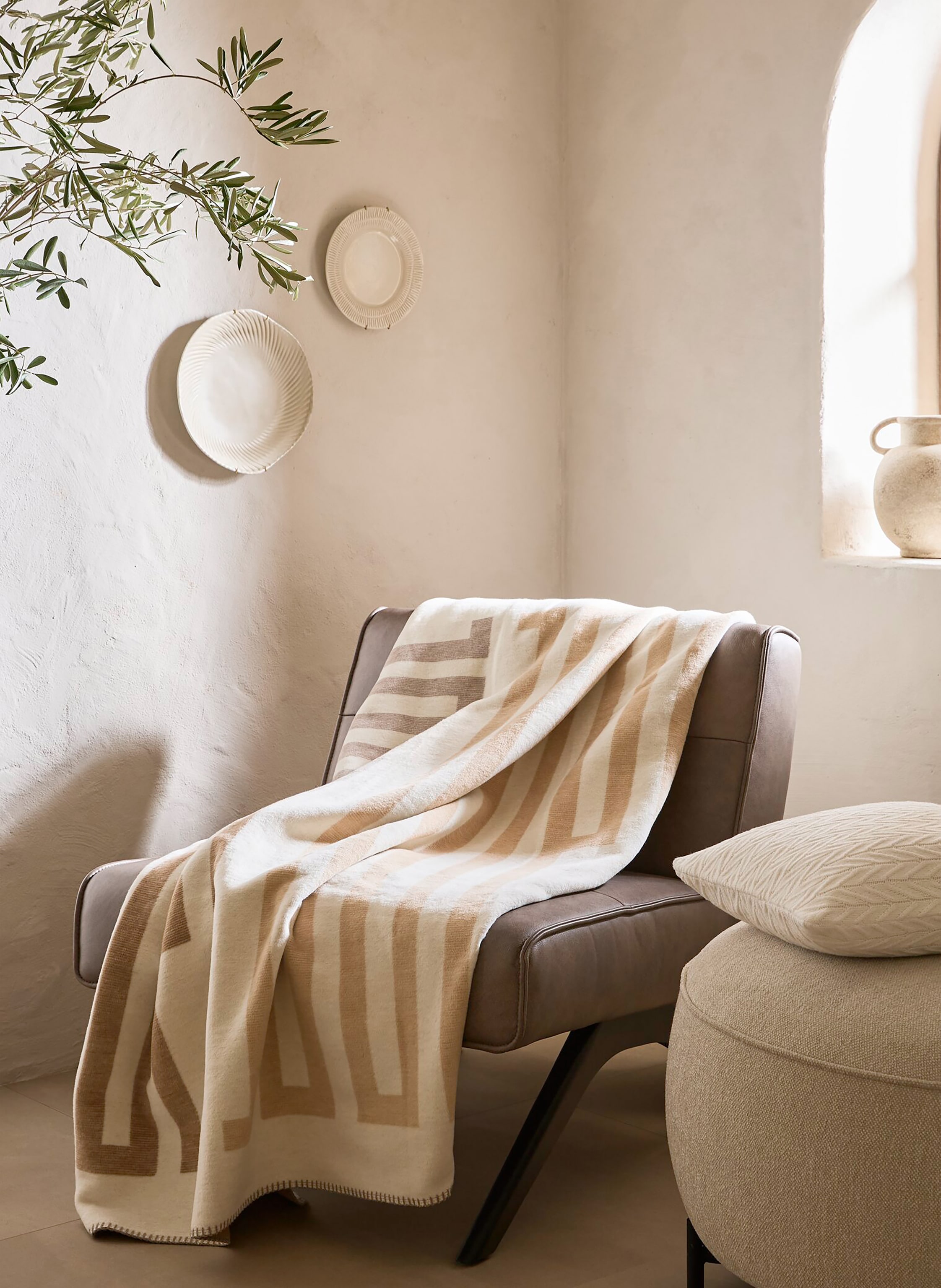 Thumbnail - Joop! Plaid Bars beige