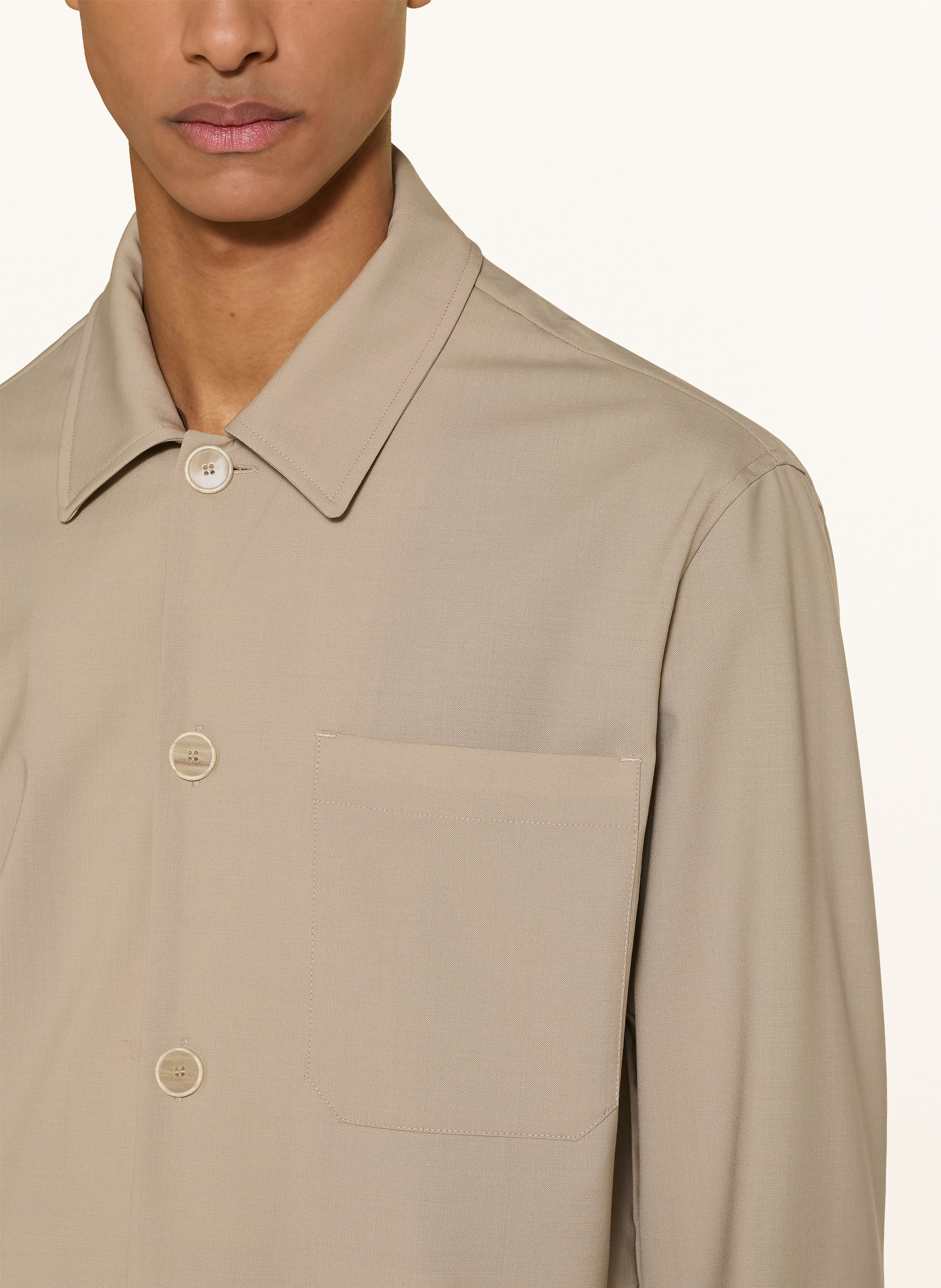Thumbnail - Cruna Overshirt Cardiff beige