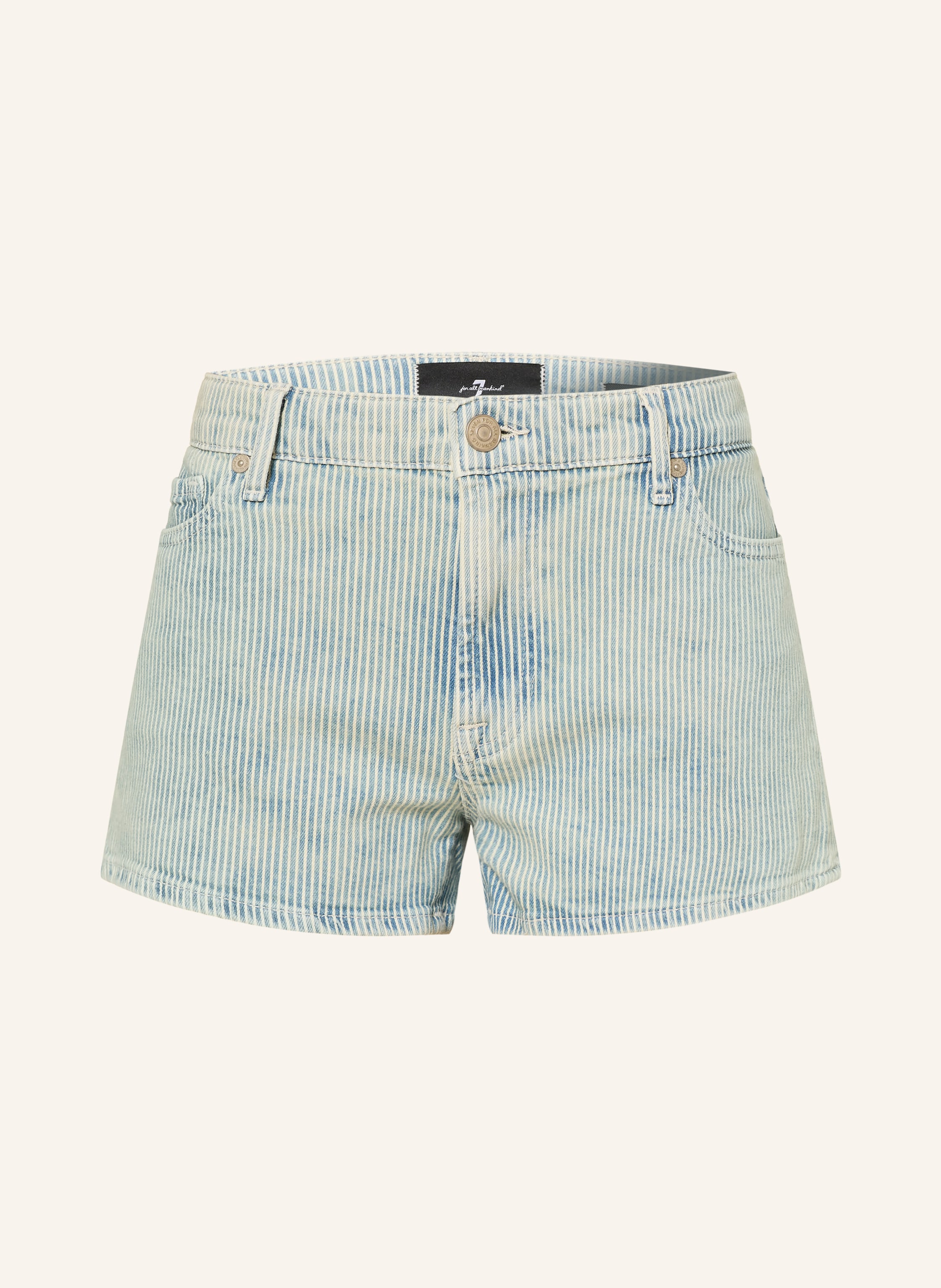 7 For All Mankind Jeansshorts blau