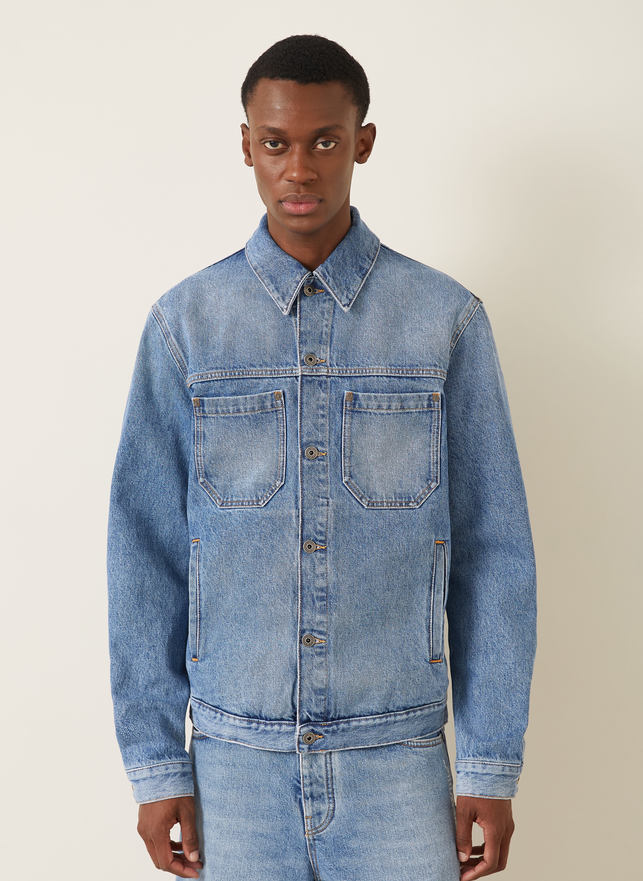 Thumbnail - Off-White Jeansjacke blau