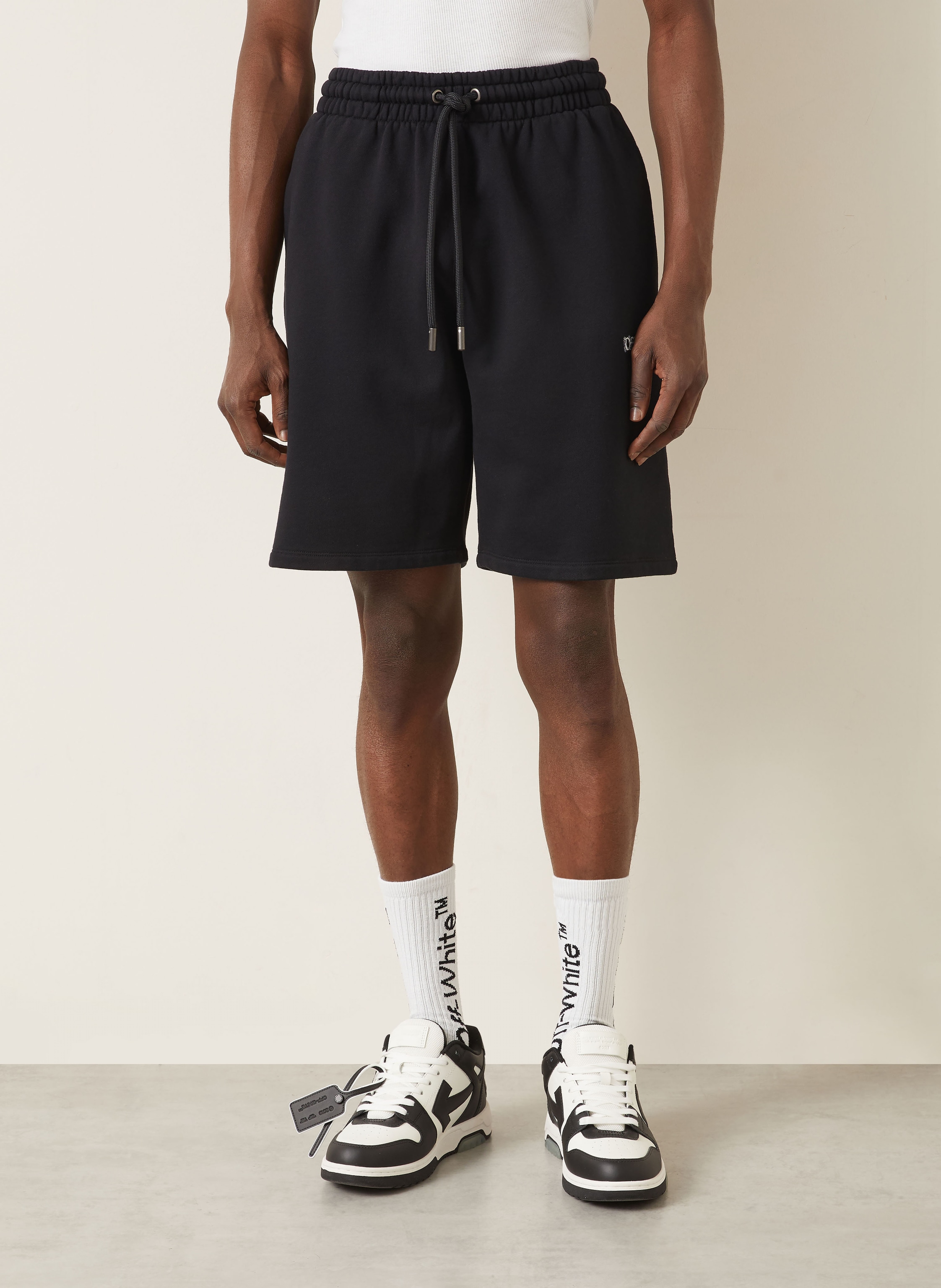Thumbnail - Off-White Sweatshorts Heraldic Arrow Skate schwarz