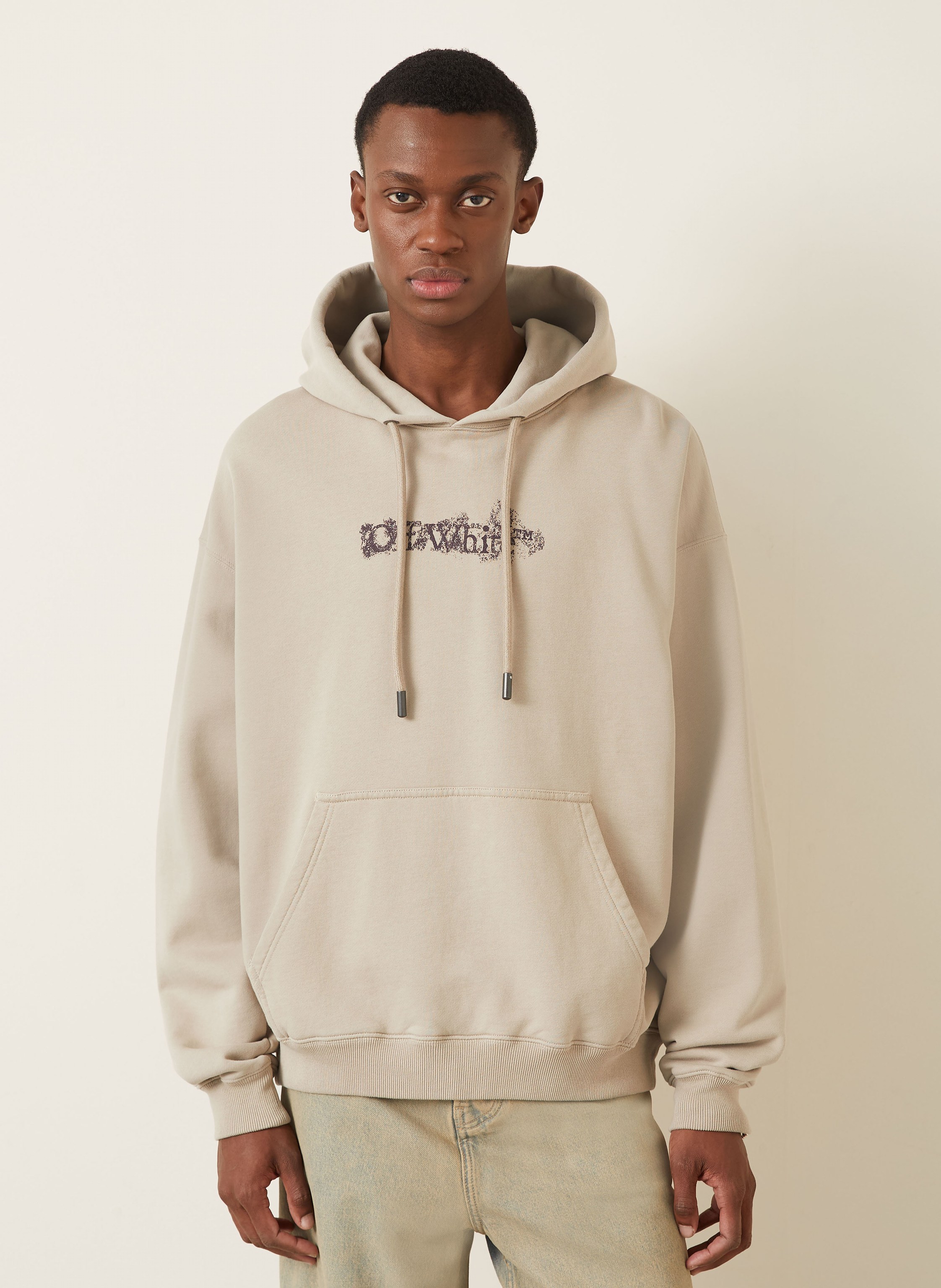 Thumbnail - Off-White Hoodie beige