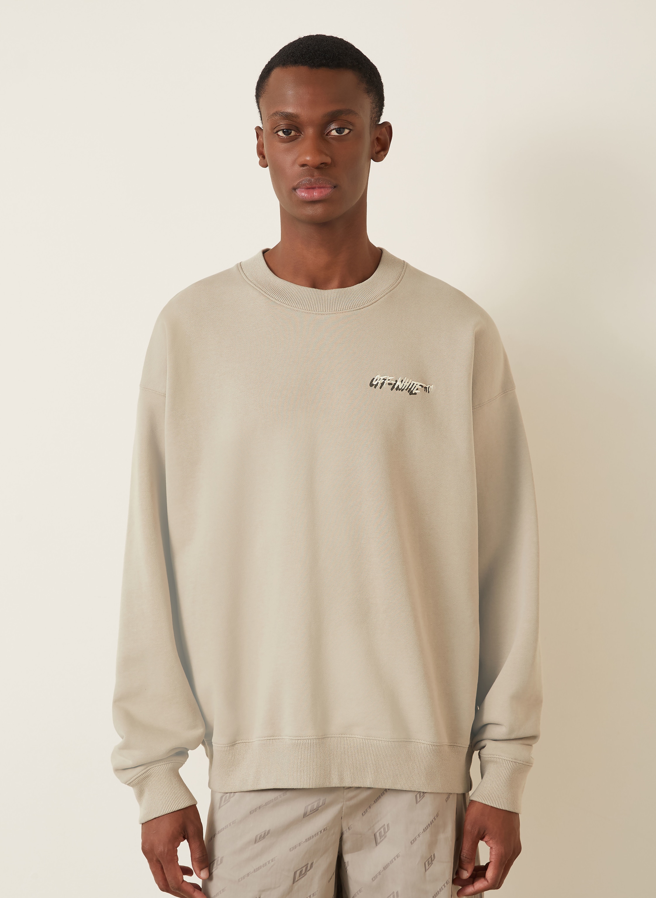 Thumbnail - Off-White Sweatshirt beige