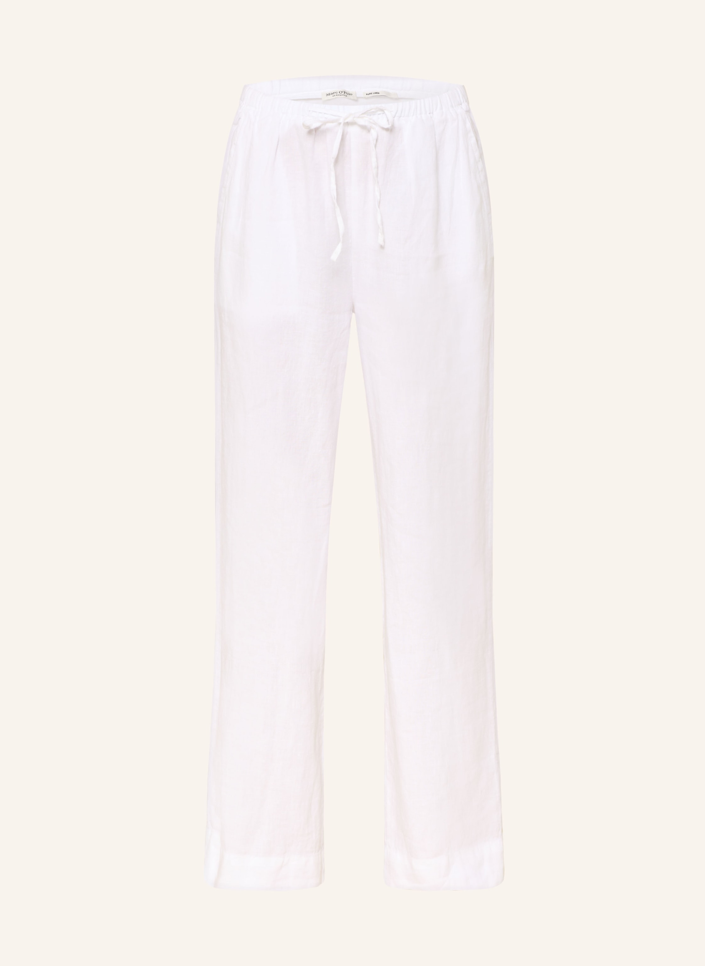 Marc O'polo Marlenehose Aus Leinen weiss