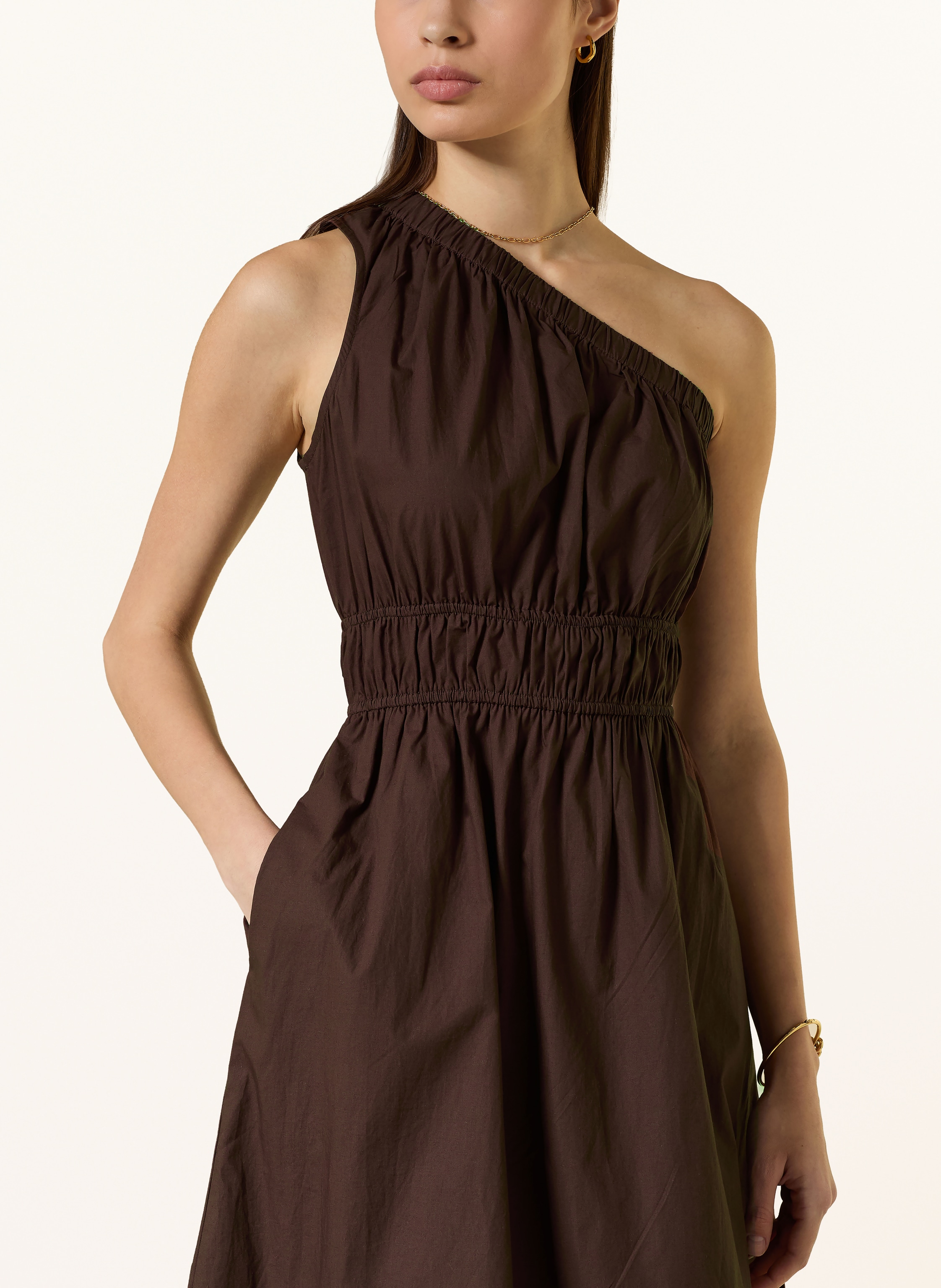 Thumbnail - Rails One-Shoulder-Kleid Selani braun