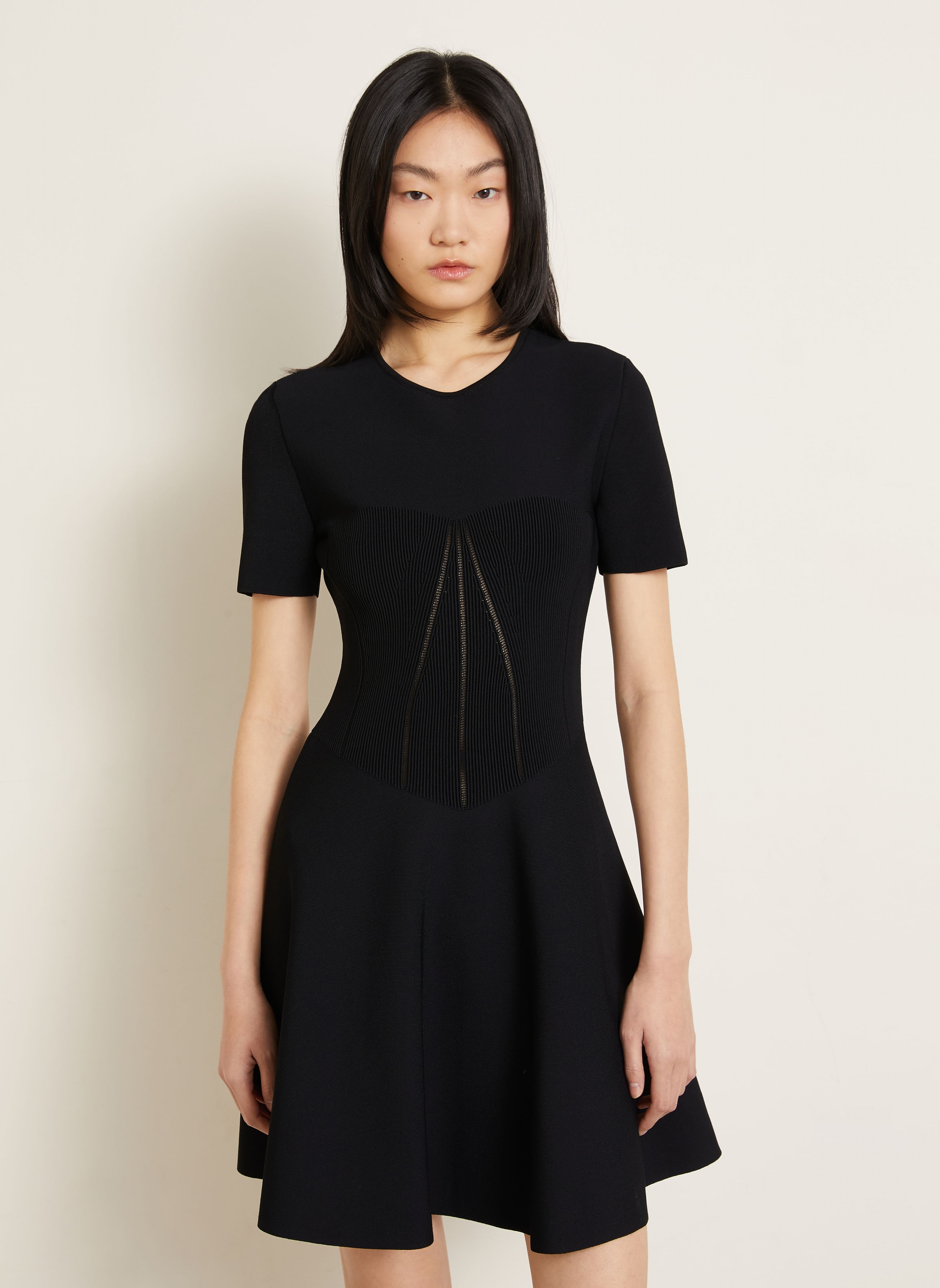 Thumbnail - Mcqueen Cocktailkleid schwarz