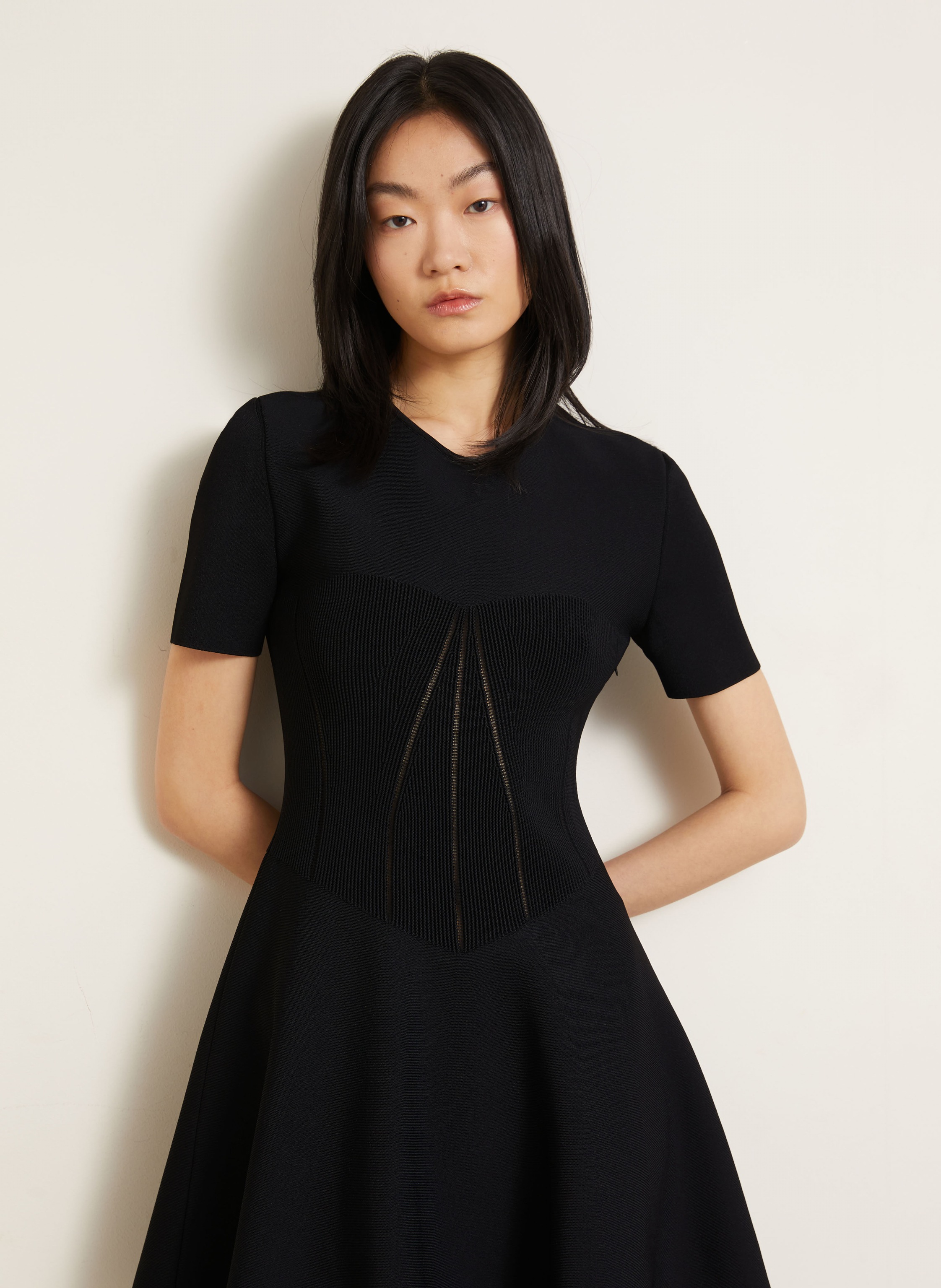 Thumbnail - Mcqueen Cocktailkleid schwarz