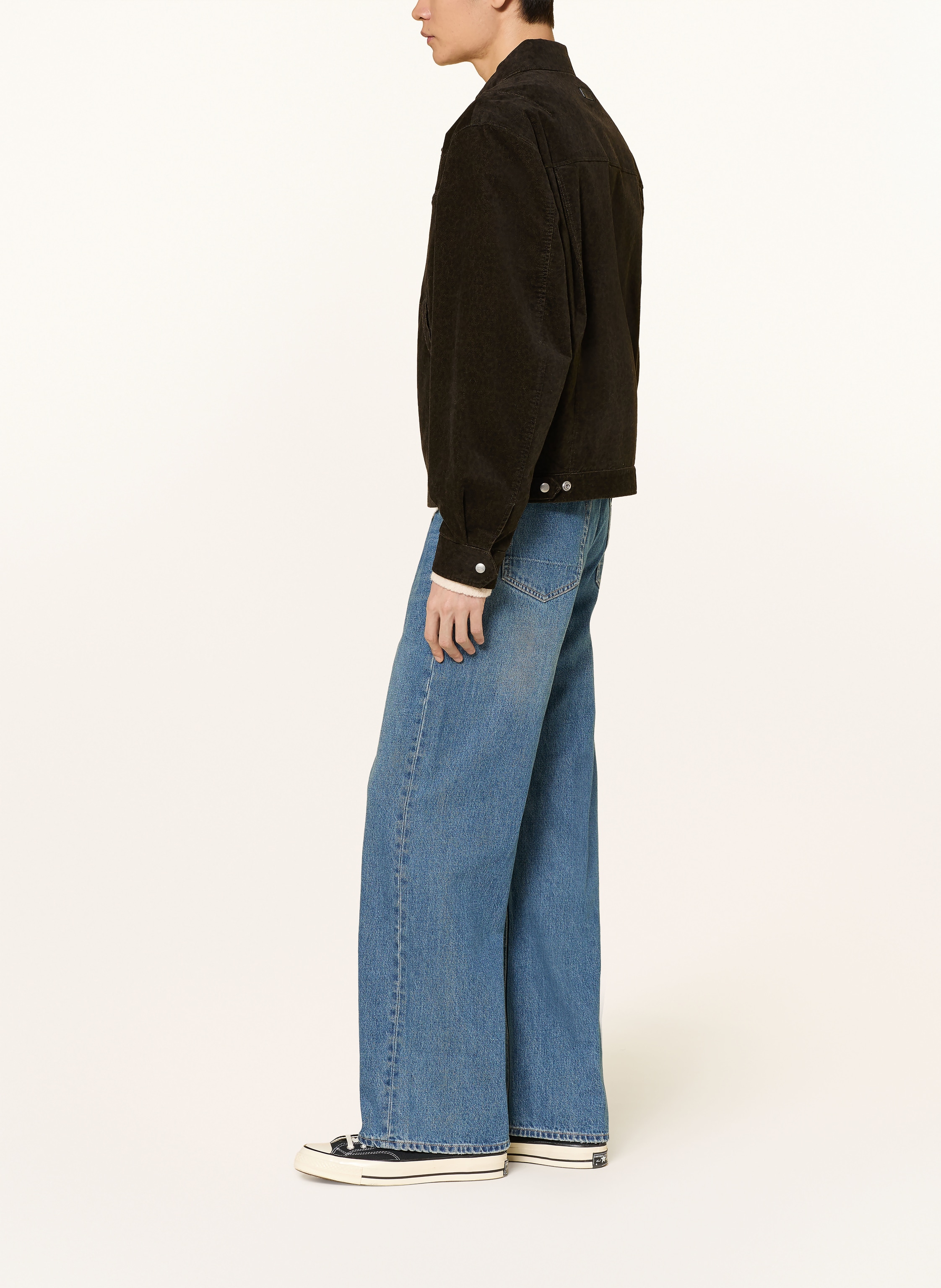 Thumbnail - Allsaints Destroyed Jeans Lenny Loose Fit blau