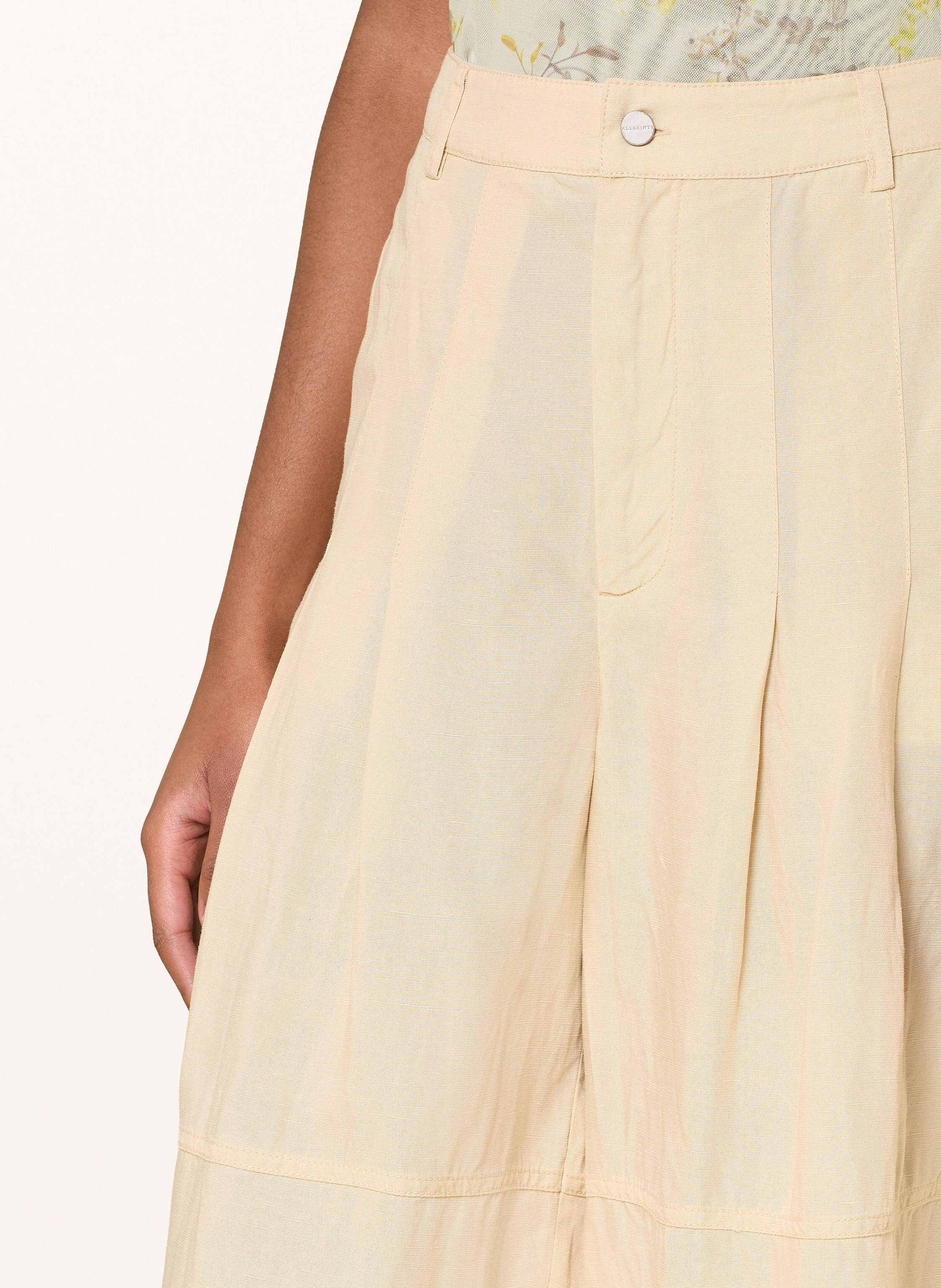 Thumbnail - Allsaints Marlenehose Sherell weiss