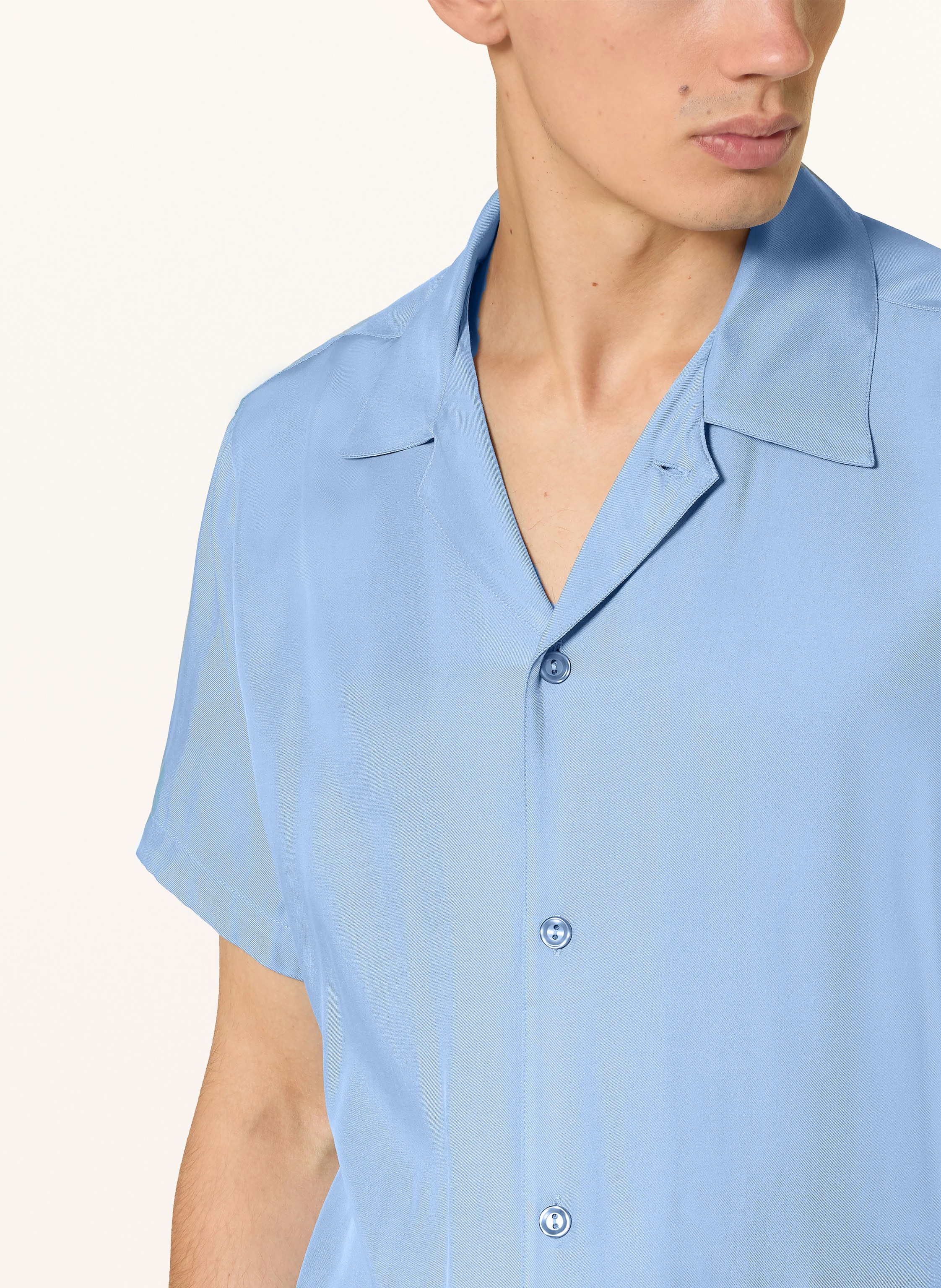 Thumbnail - Sandro Resorthemd Regular Fit blau