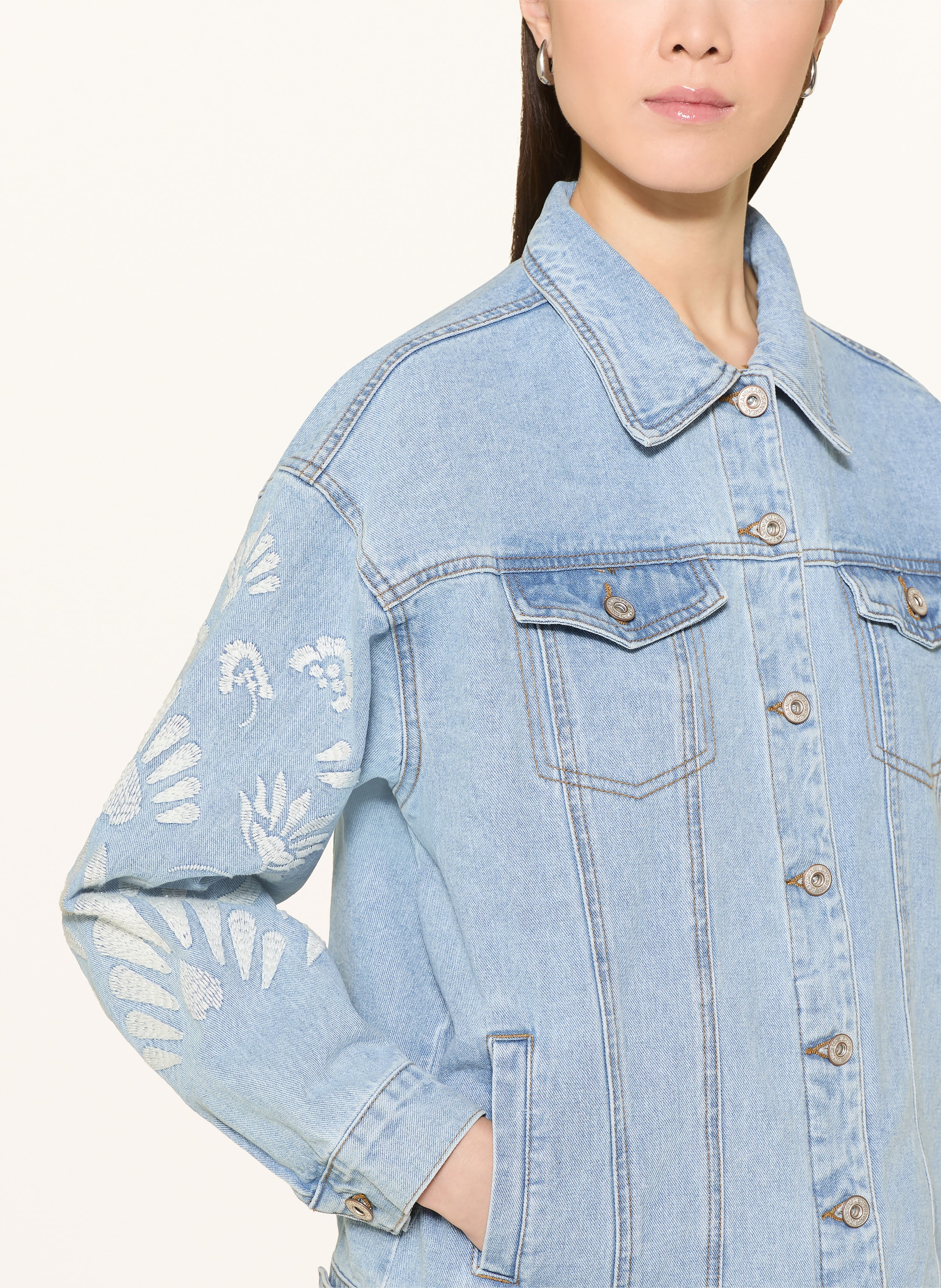 Thumbnail - Miss Goodlife Jeansjacke blau