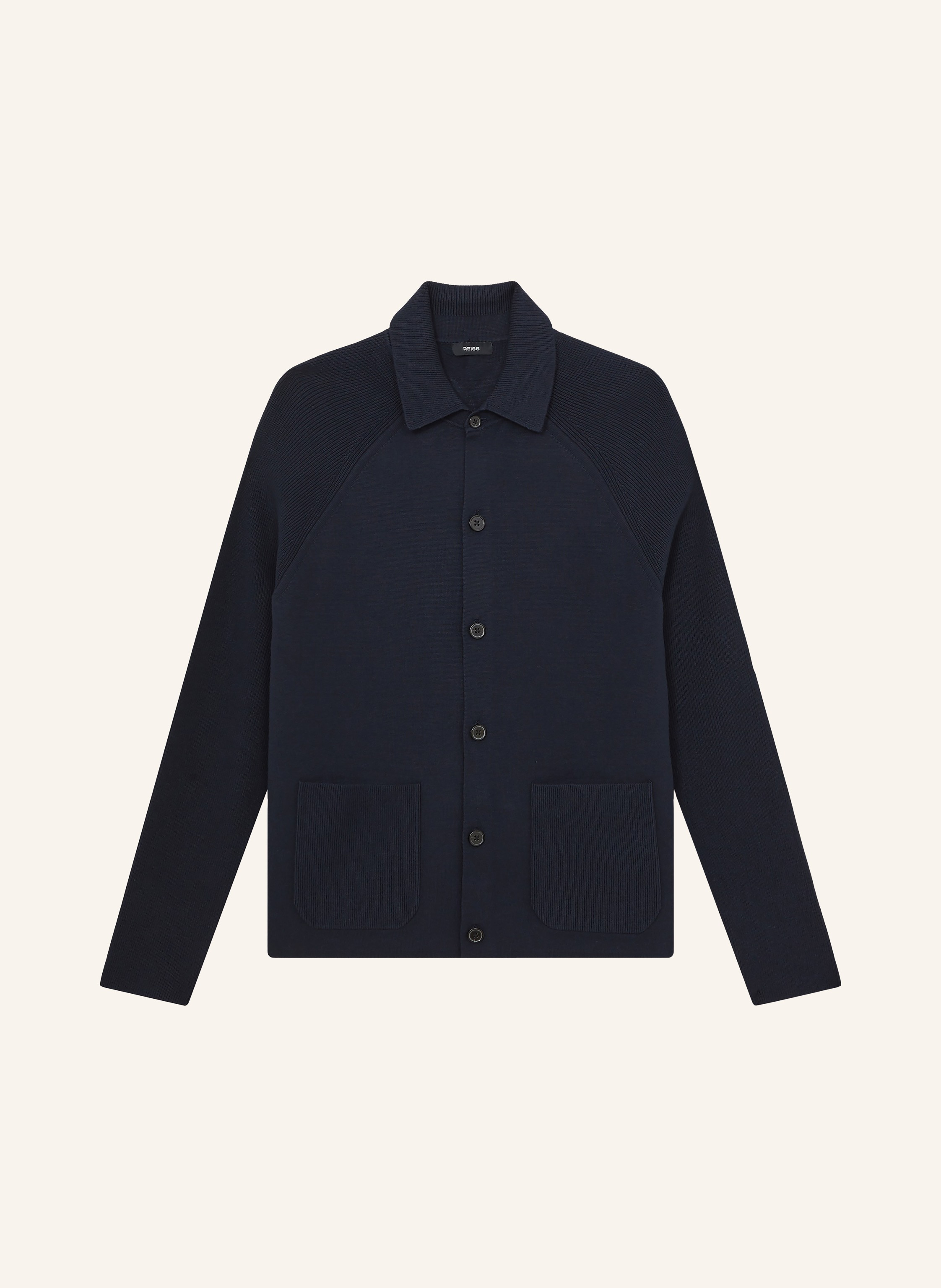 Reiss Strickjacke Fitzgerald blau