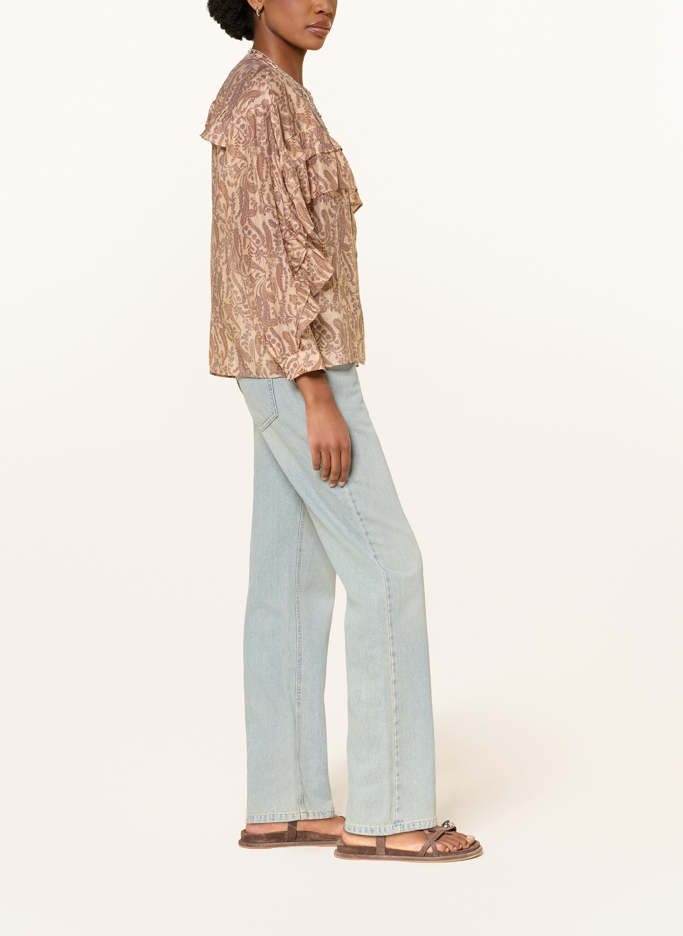 Thumbnail - Ba&Sh Straight Jeans Cenos blau