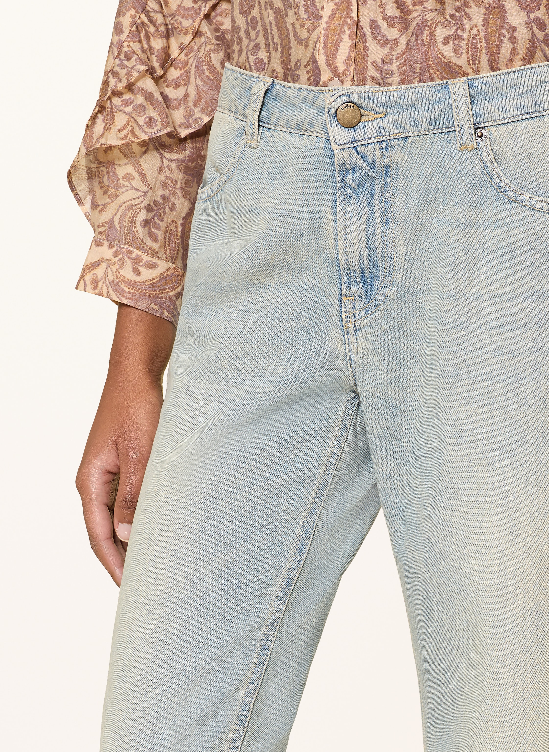 Thumbnail - Ba&Sh Straight Jeans Cenos blau