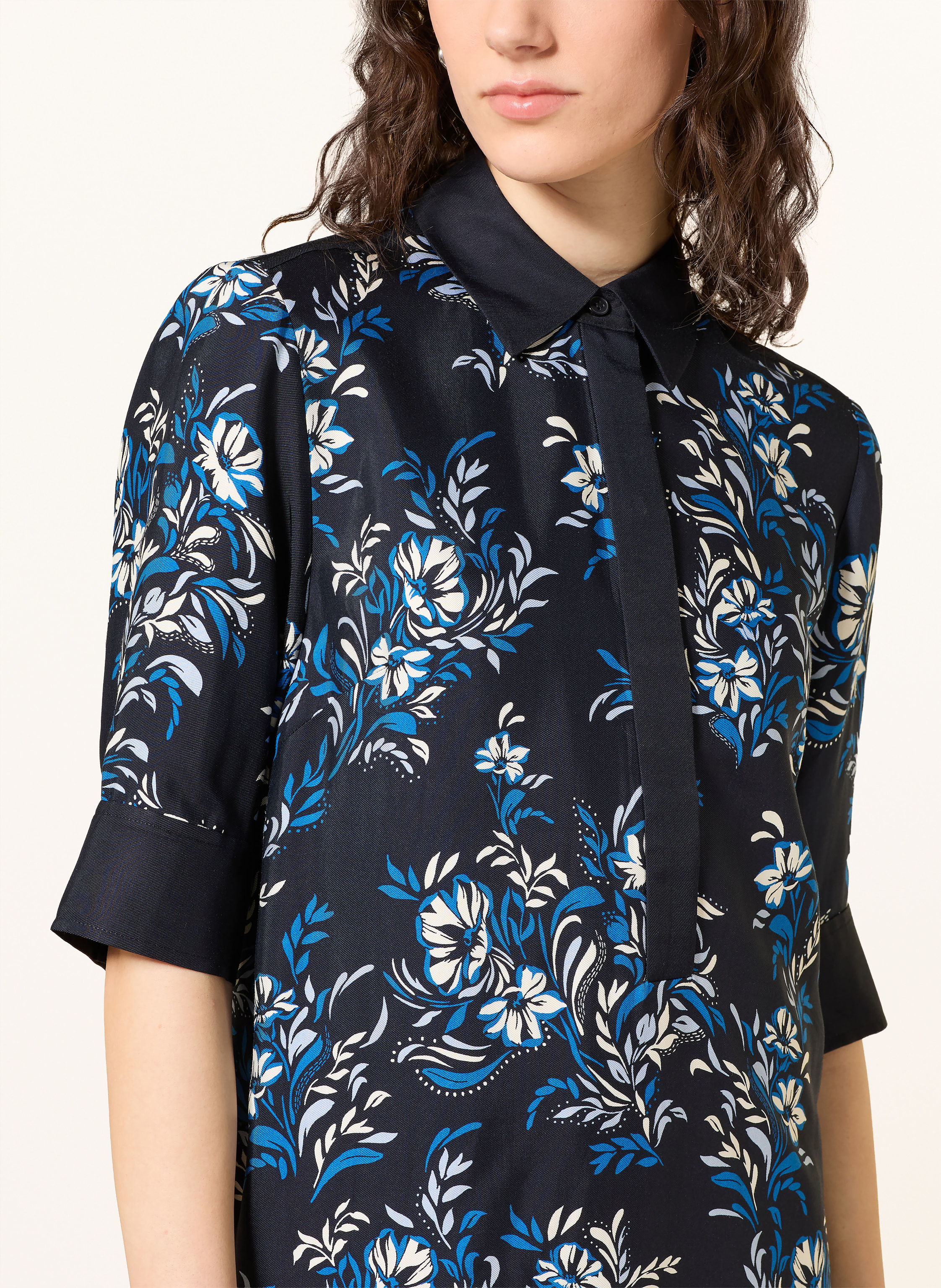 Thumbnail - Hobbs Hemdblusenkleid Marciella blau