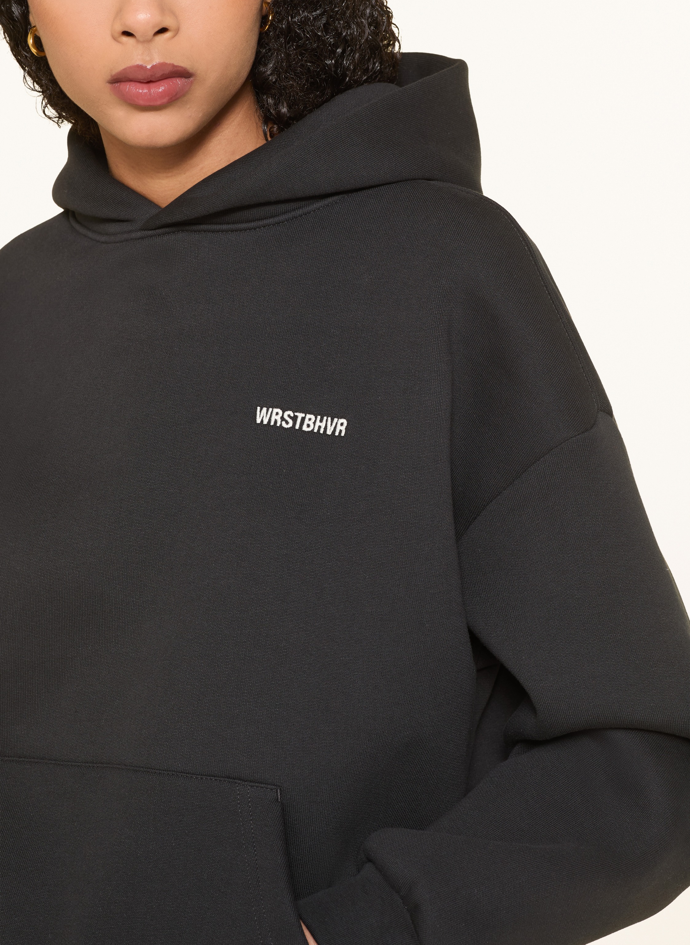 Thumbnail - Wrstbhvr Oversized-Hoodie Hako schwarz