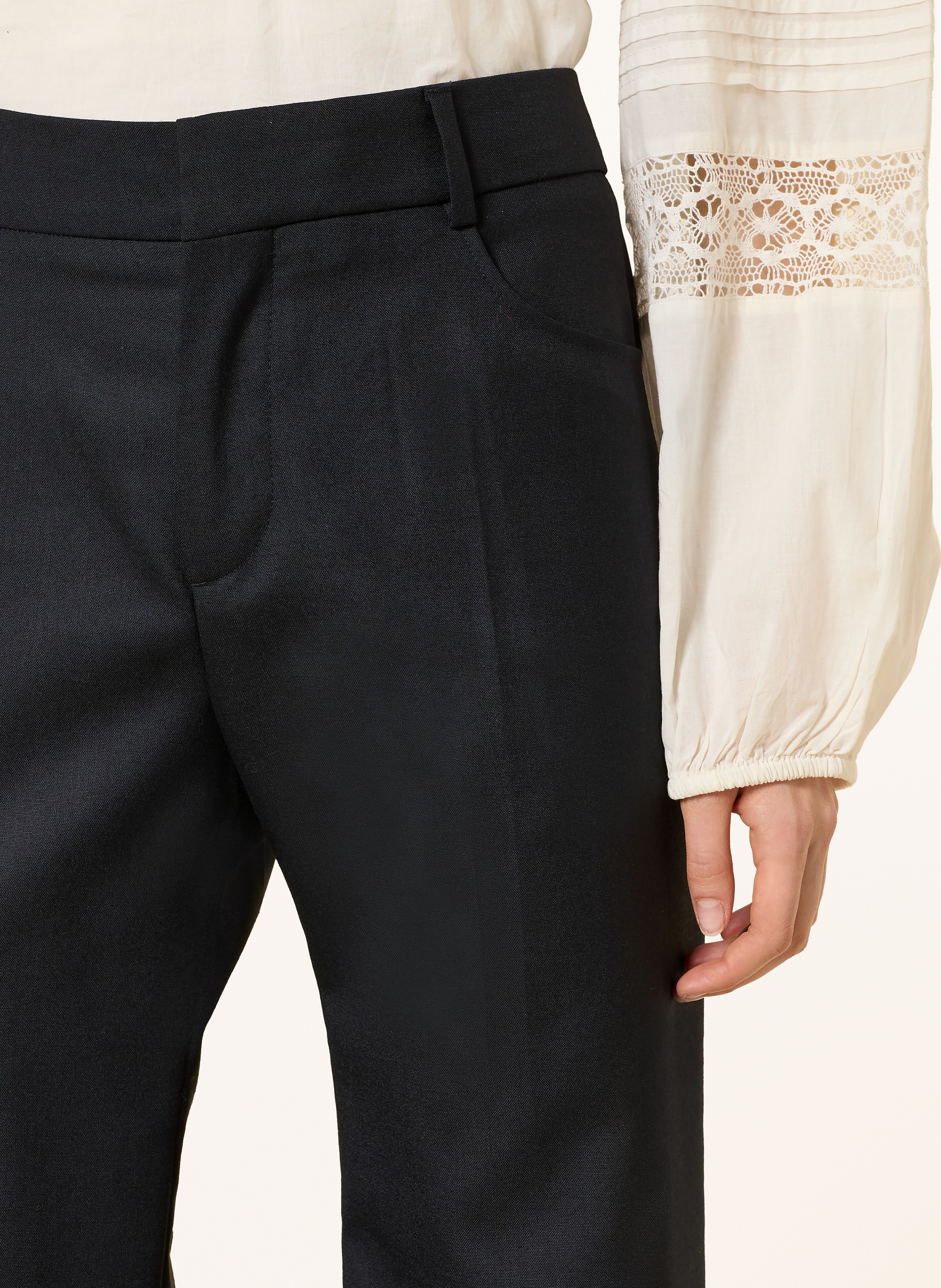 Thumbnail - Ba&Sh Marlenehose Nives blau